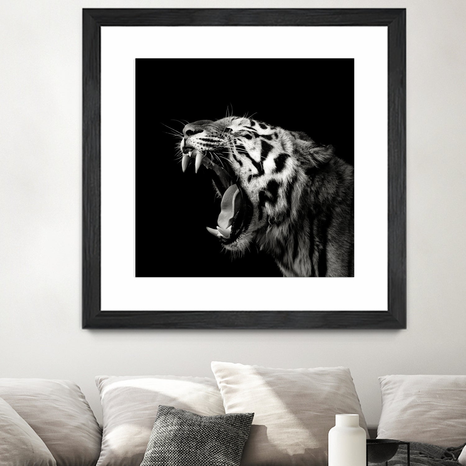 Primal Yawn #4 by Christian Meermann on GIANT ART - feline animal feline