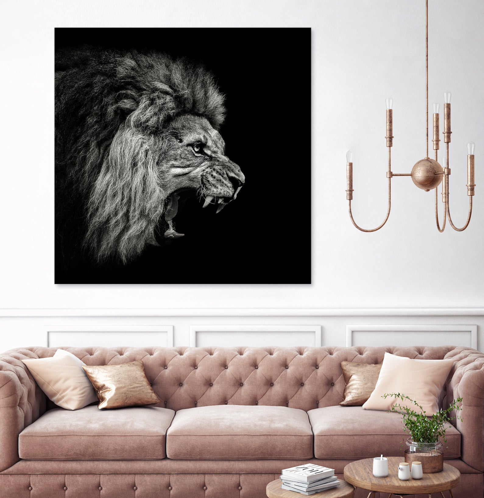 Roaring Lion #2 by Christian Meermann on GIANT ART - feline animal feline