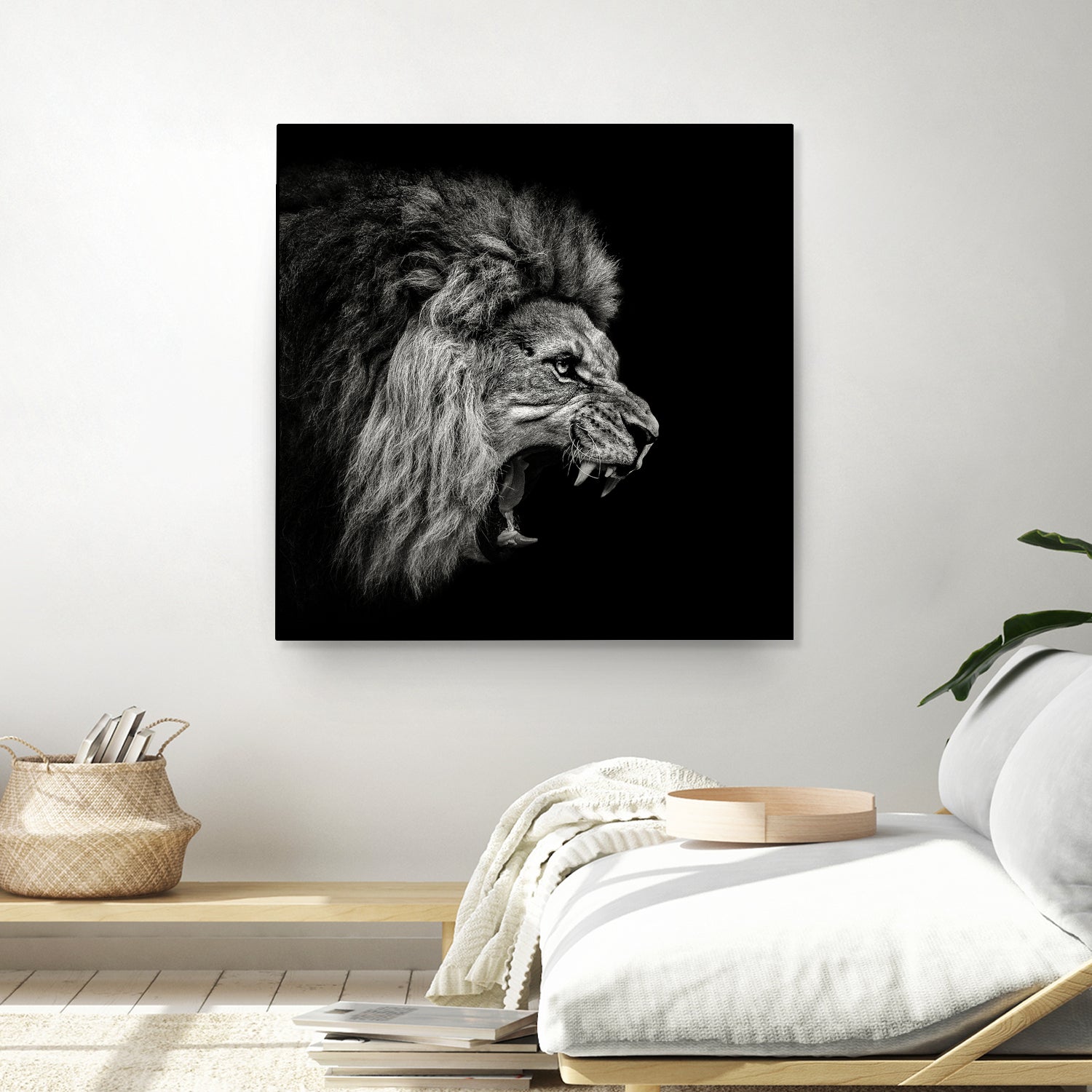 Roaring Lion #2 by Christian Meermann on GIANT ART - feline animal feline