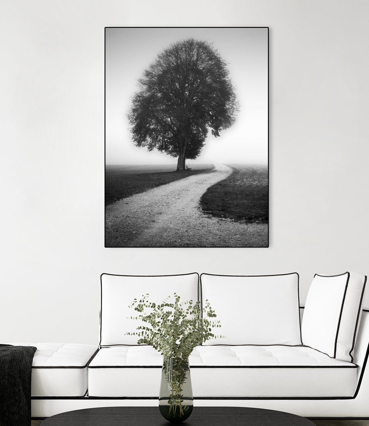 Poet by Alexej Schulz on GIANT ART - landscape lonely tree