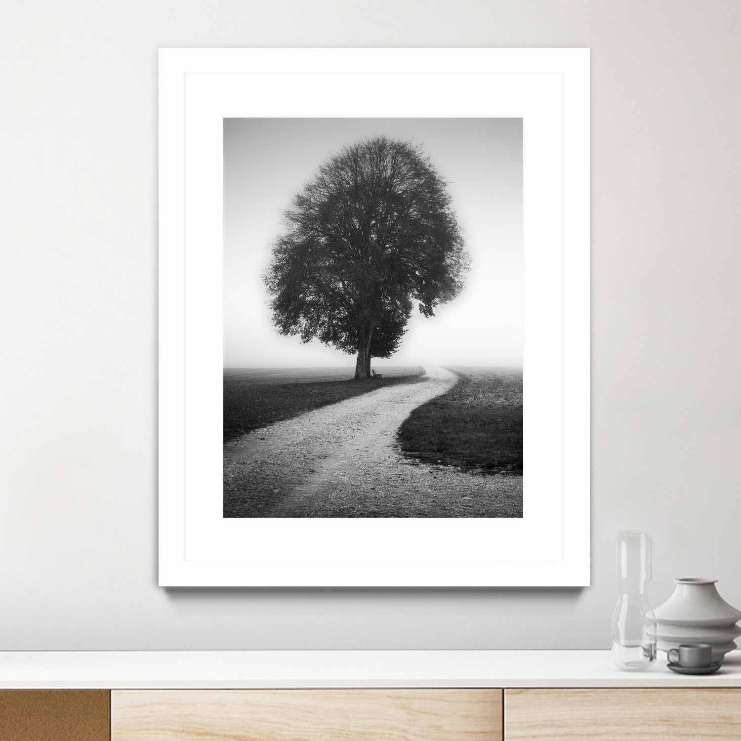 Poet by Alexej Schulz on GIANT ART - landscape lonely tree