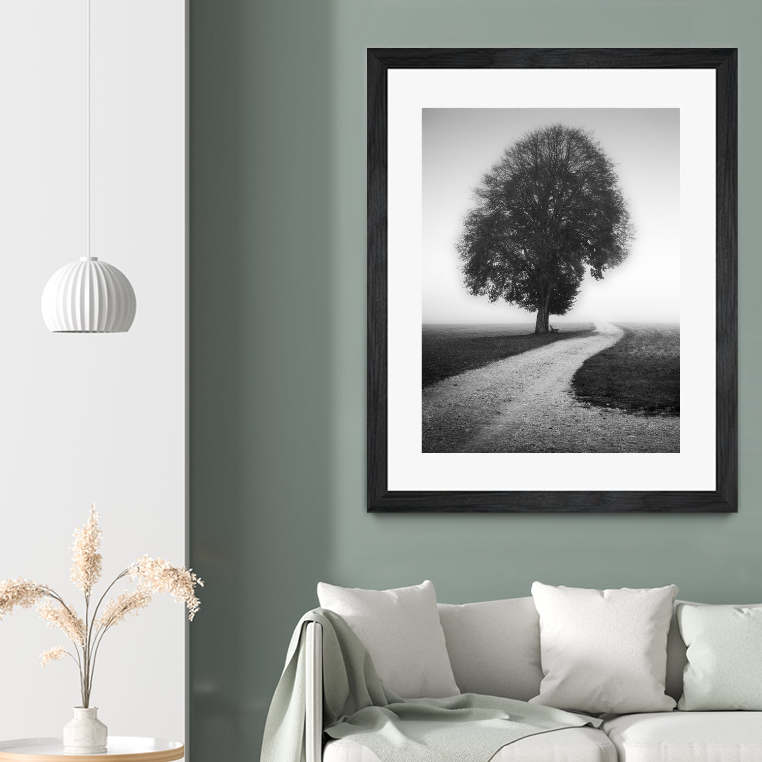 Poet by Alexej Schulz on GIANT ART - landscape lonely tree