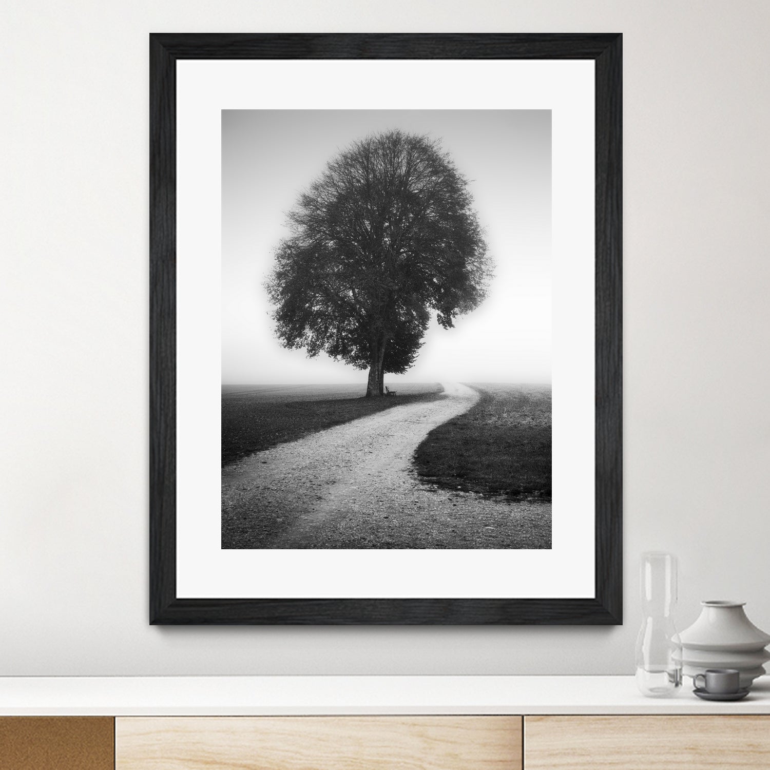 Poet by Alexej Schulz on GIANT ART - landscape lonely tree