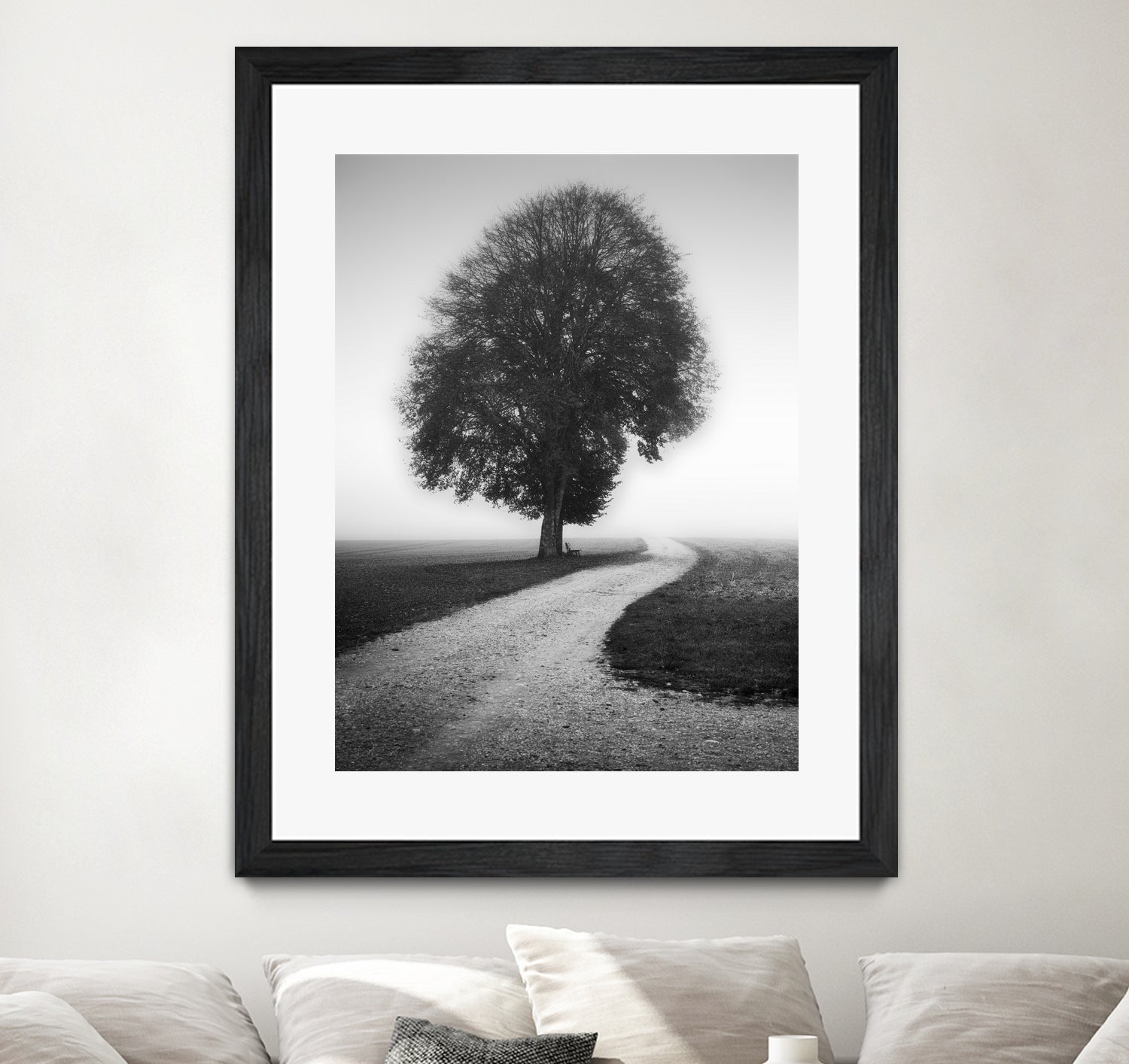 Poet by Alexej Schulz on GIANT ART - landscape lonely tree