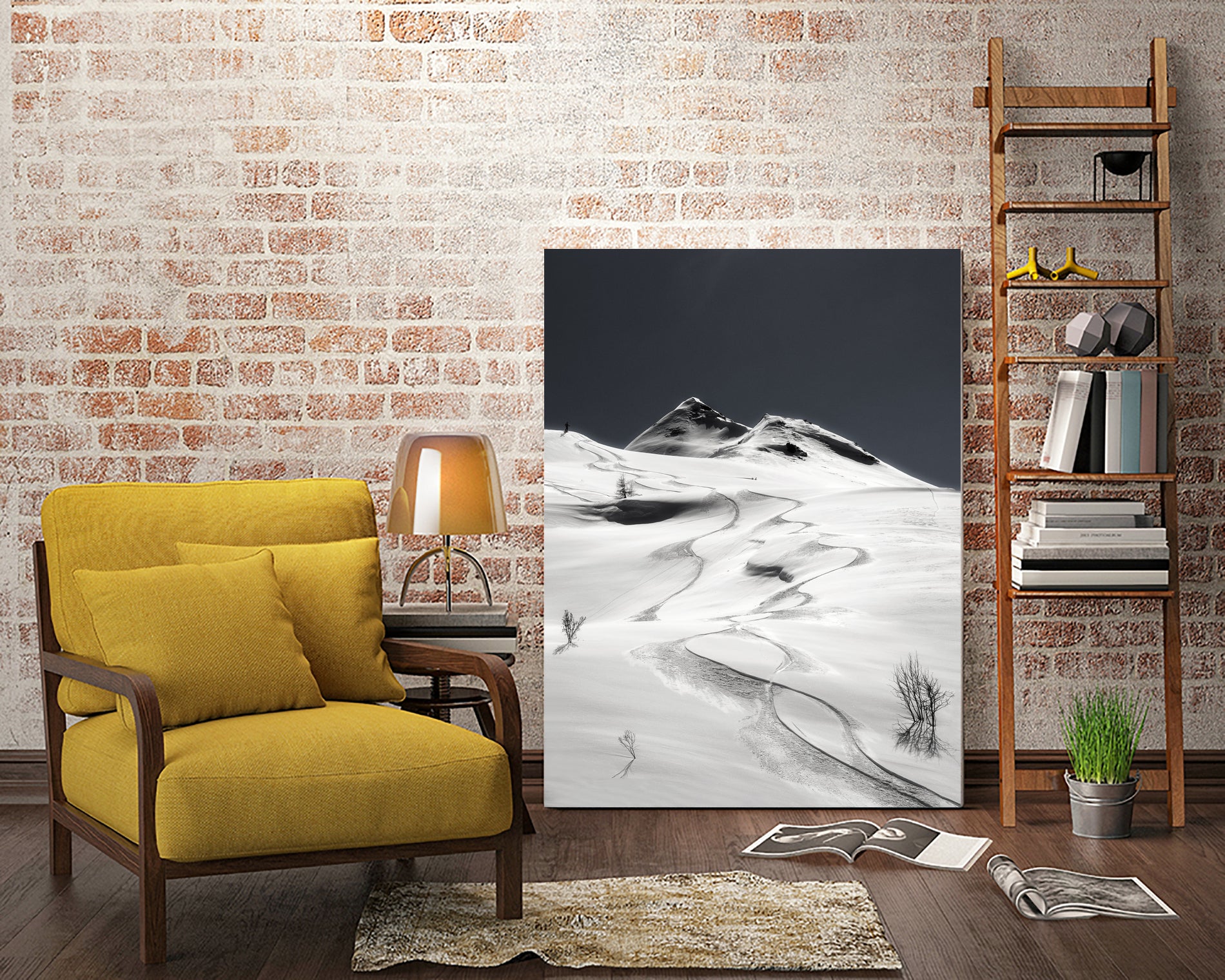 freeride by Uschi on GIANT ART - photography snow