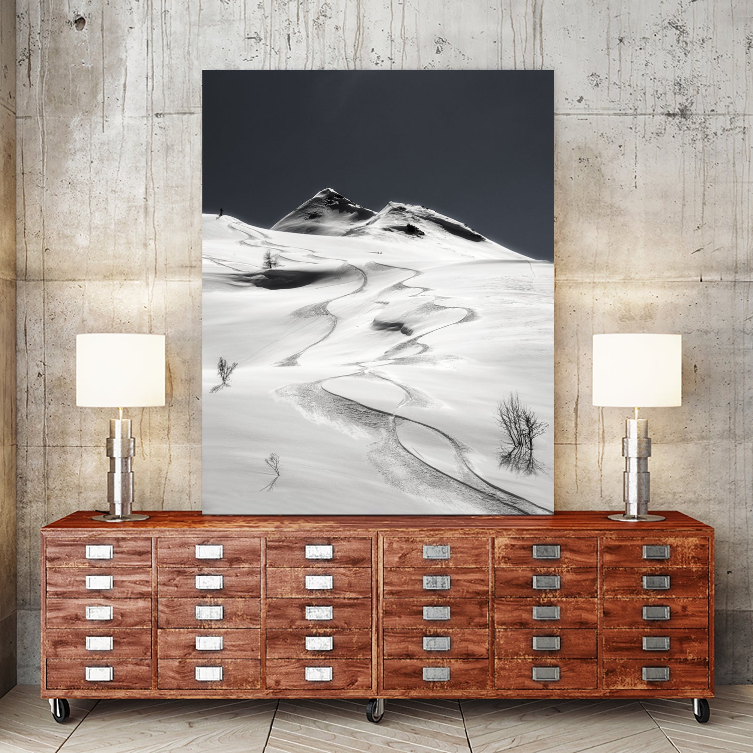 freeride by Uschi on GIANT ART - photography snow