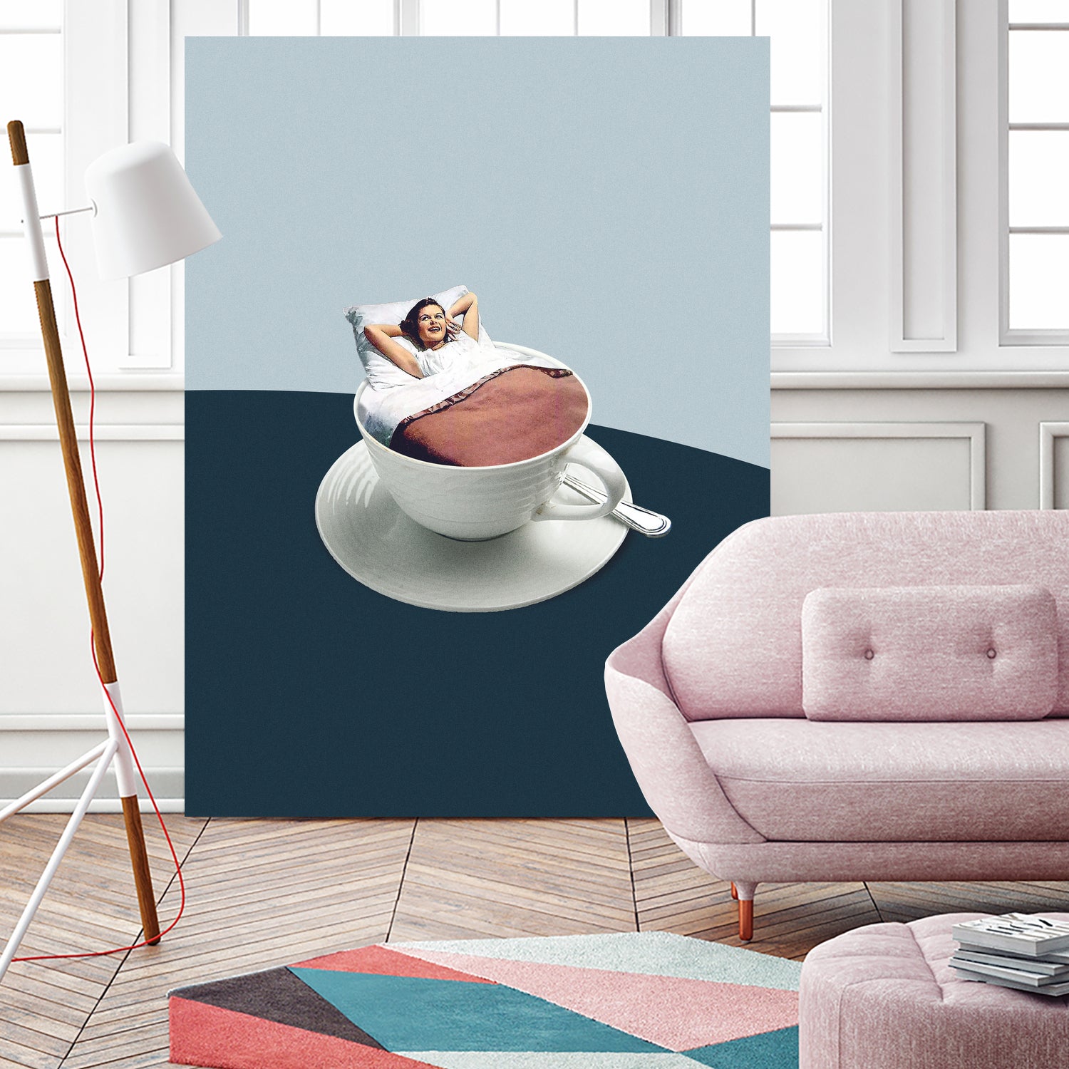 Morning rituals by Maarten on GIANT ART - illustration bed