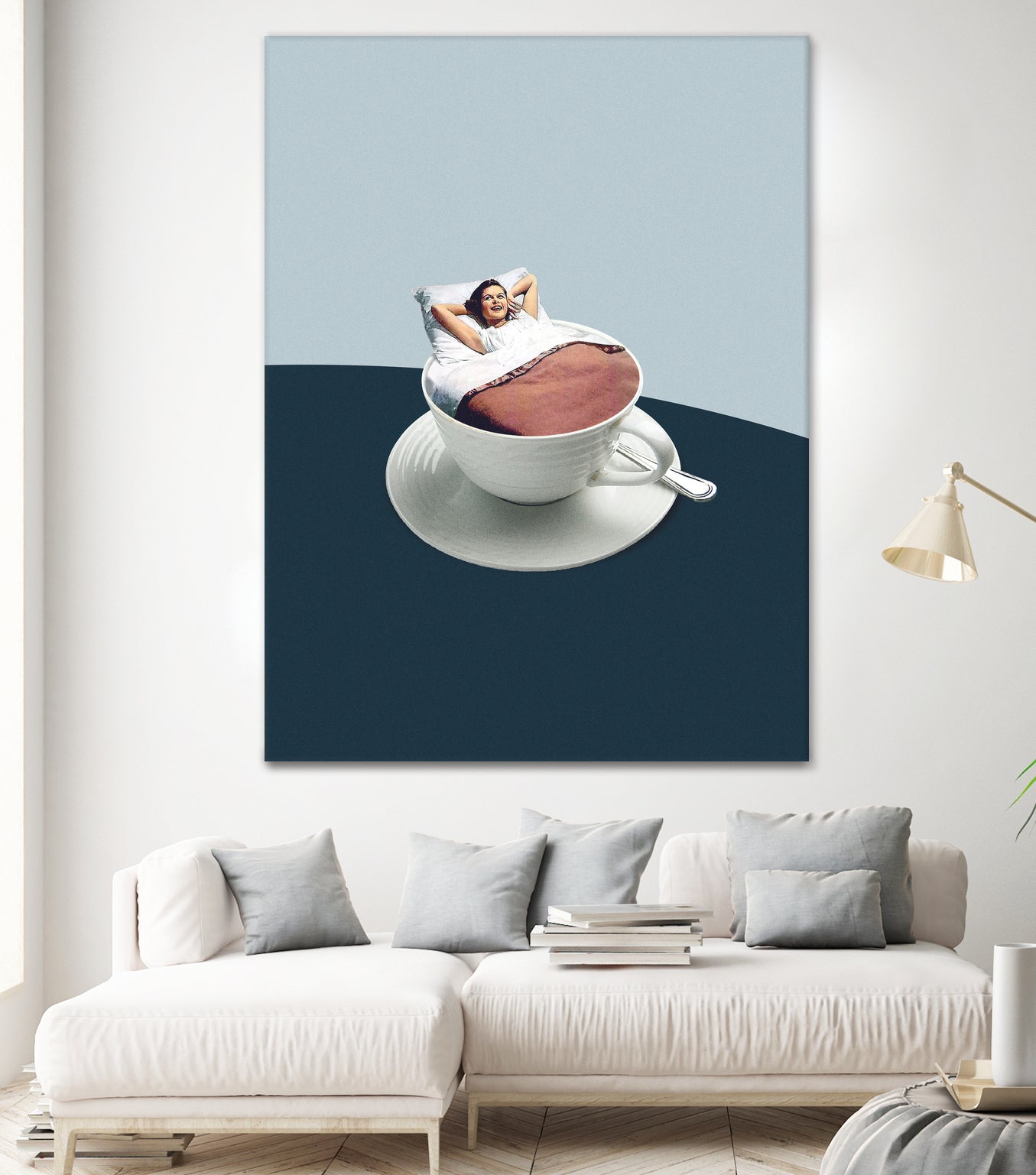 Morning rituals by Maarten on GIANT ART - illustration bed