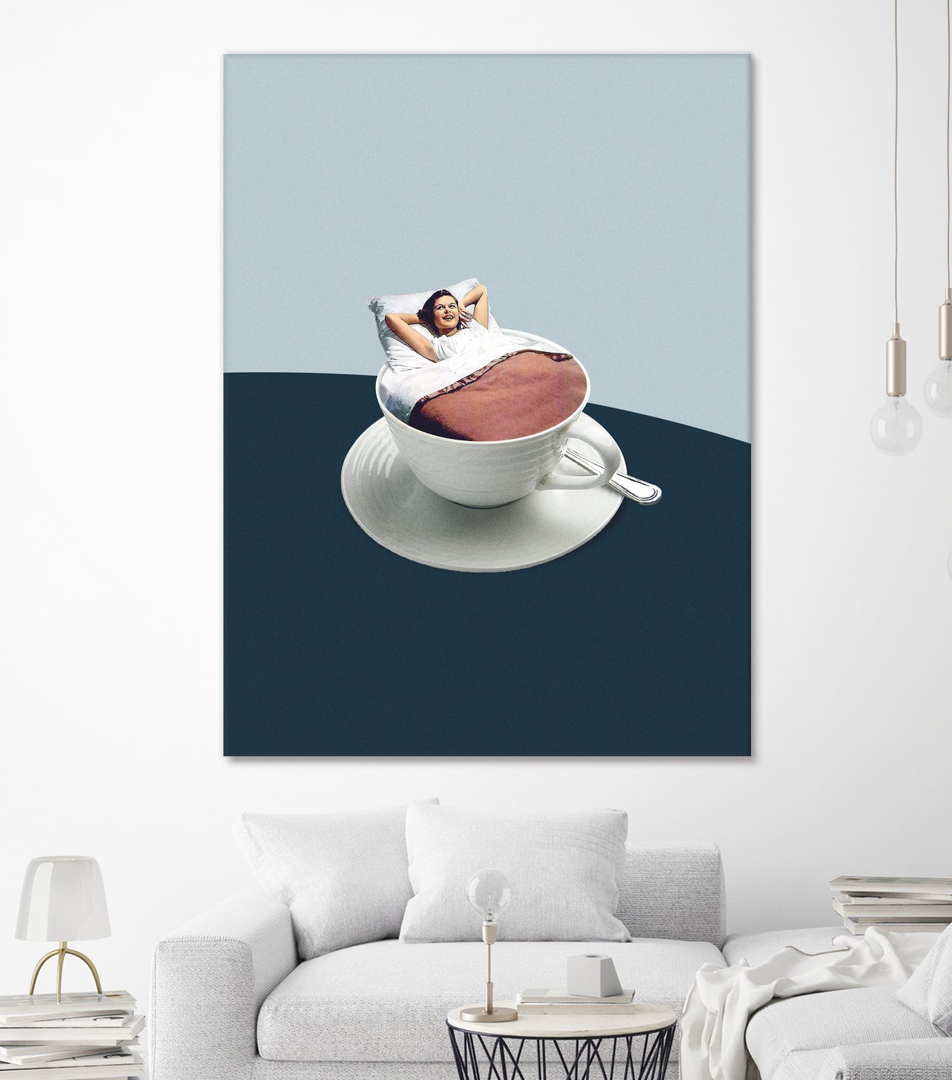 Morning rituals by Maarten on GIANT ART - illustration bed