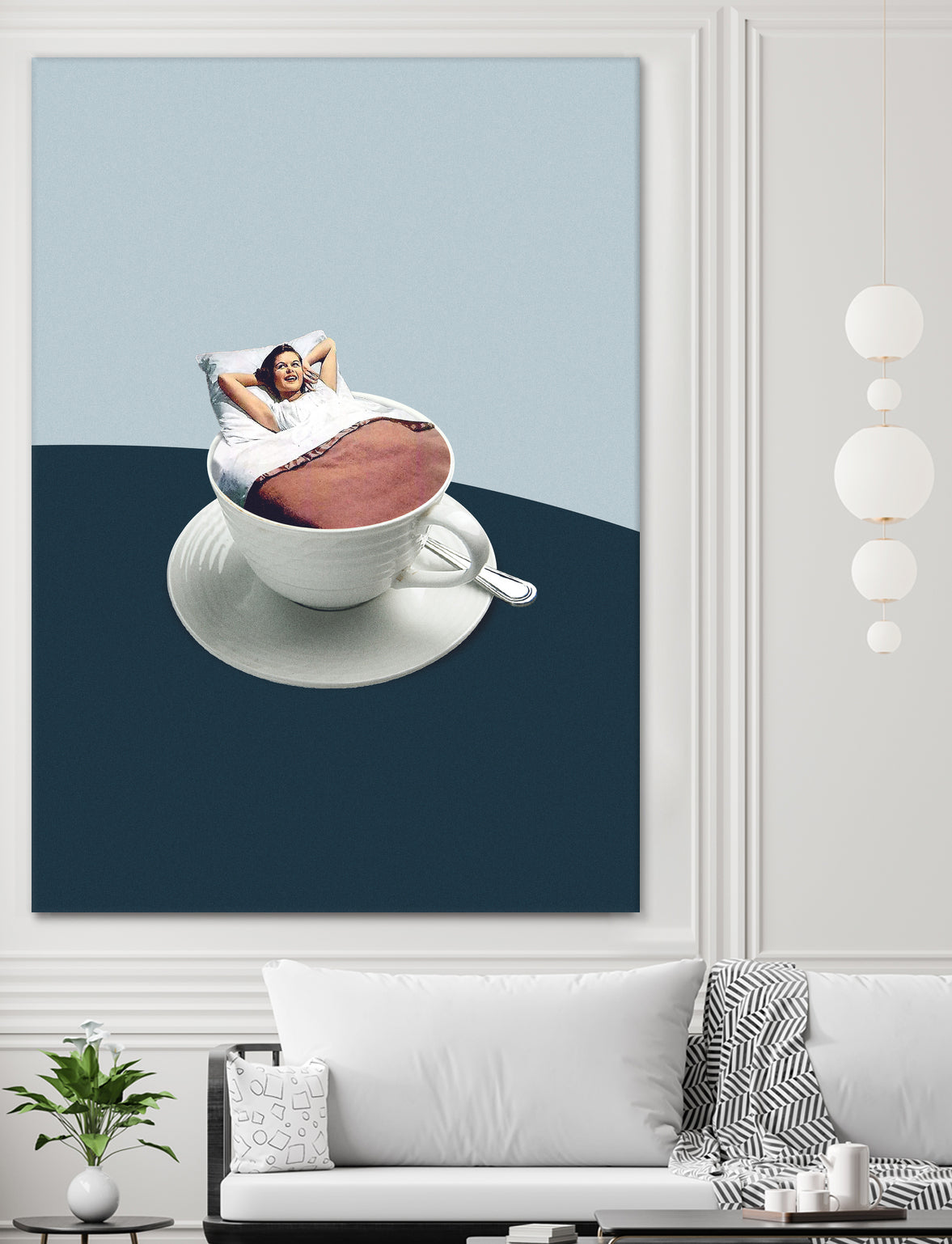 Morning rituals by Maarten on GIANT ART - illustration bed