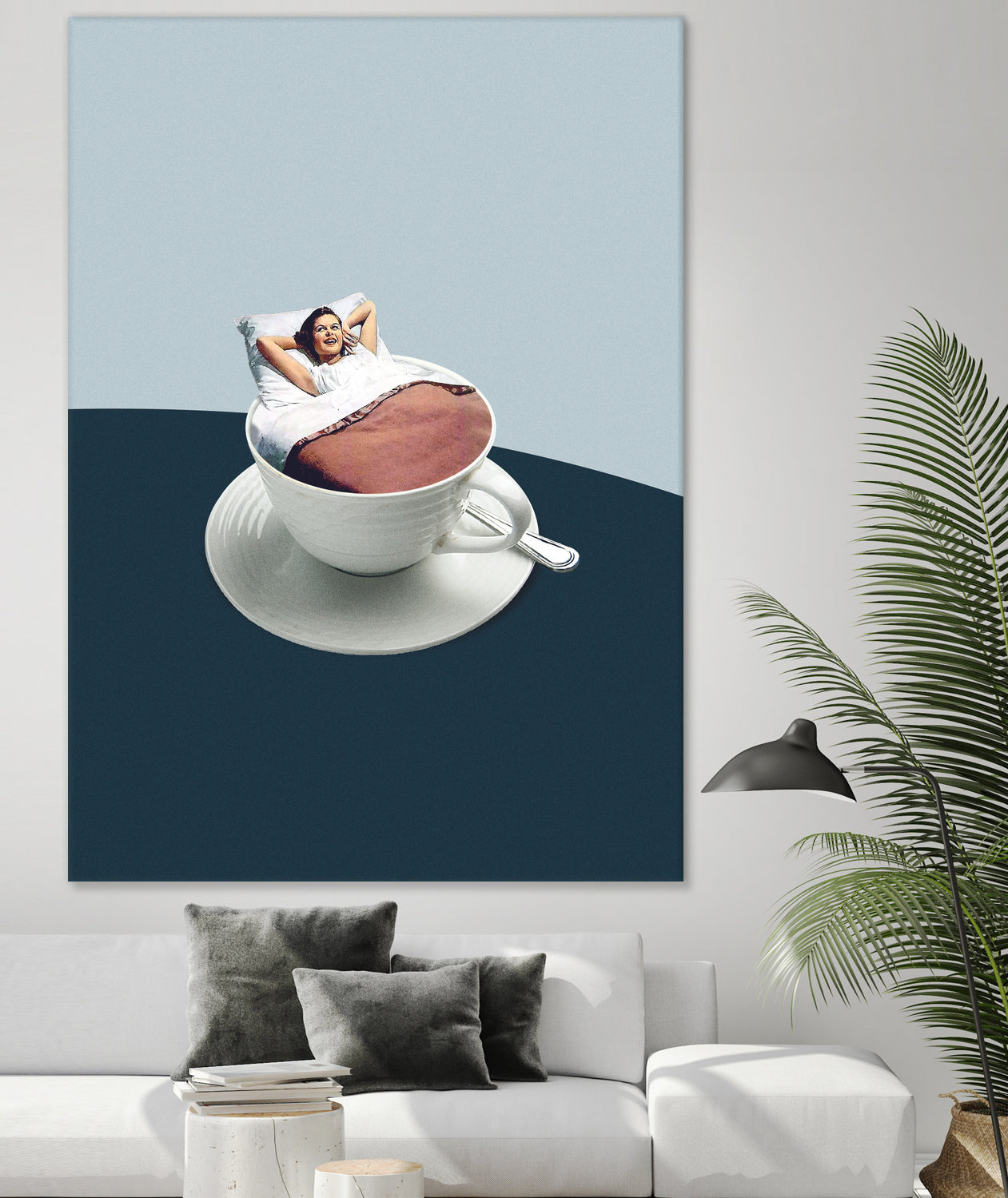 Morning rituals by Maarten on GIANT ART - illustration bed