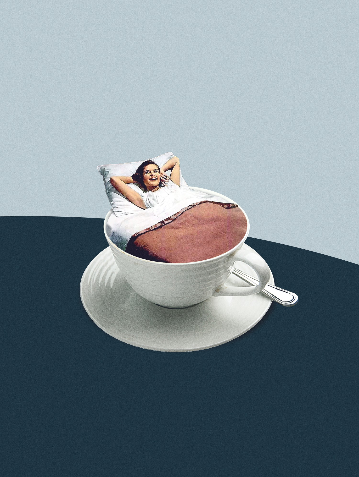 Morning rituals by Maarten on GIANT ART - illustration bed