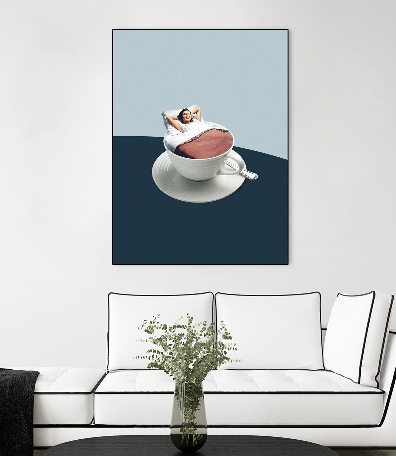 Morning rituals by Maarten on GIANT ART - illustration bed