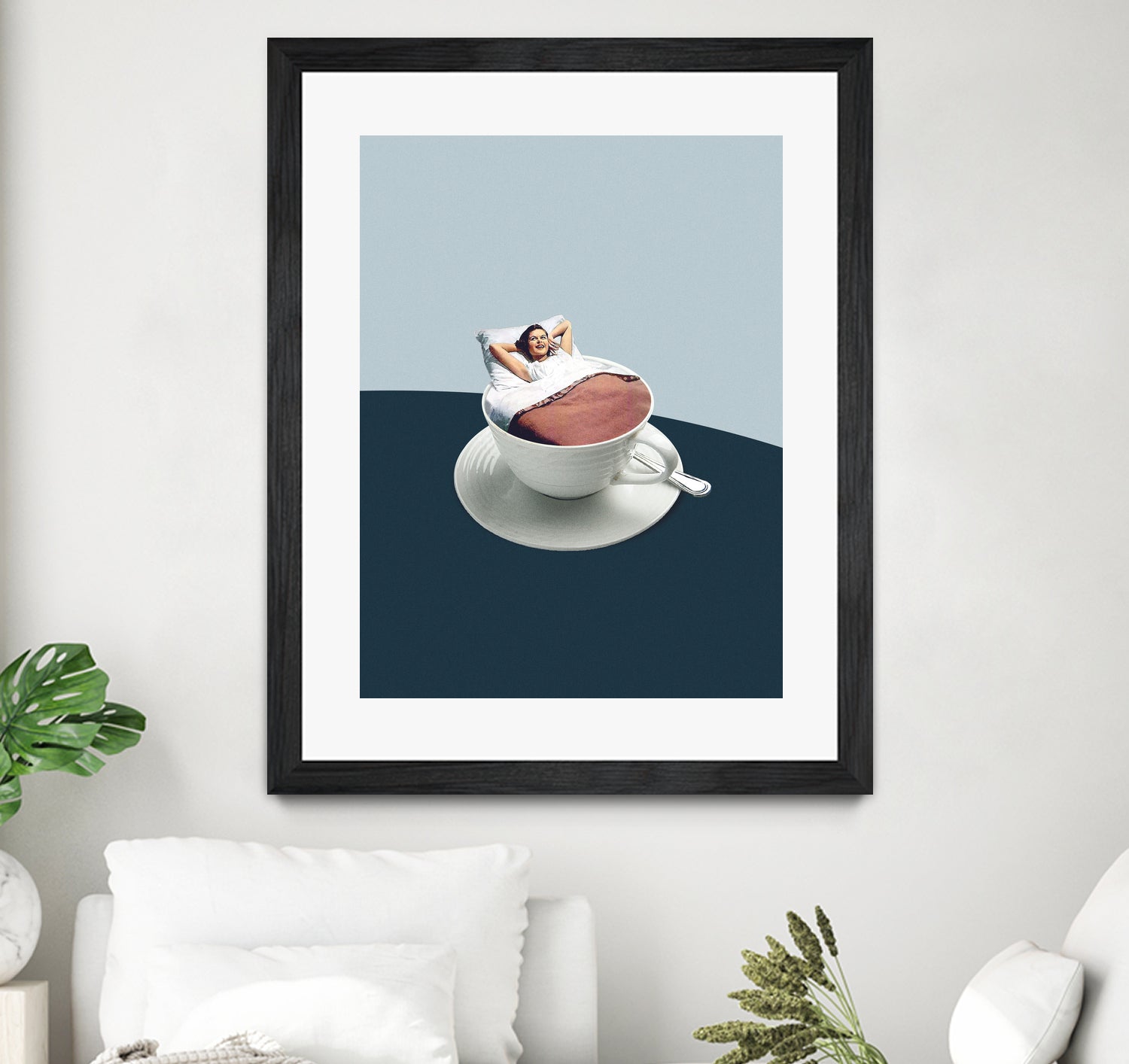 Morning rituals by Maarten on GIANT ART - illustration bed