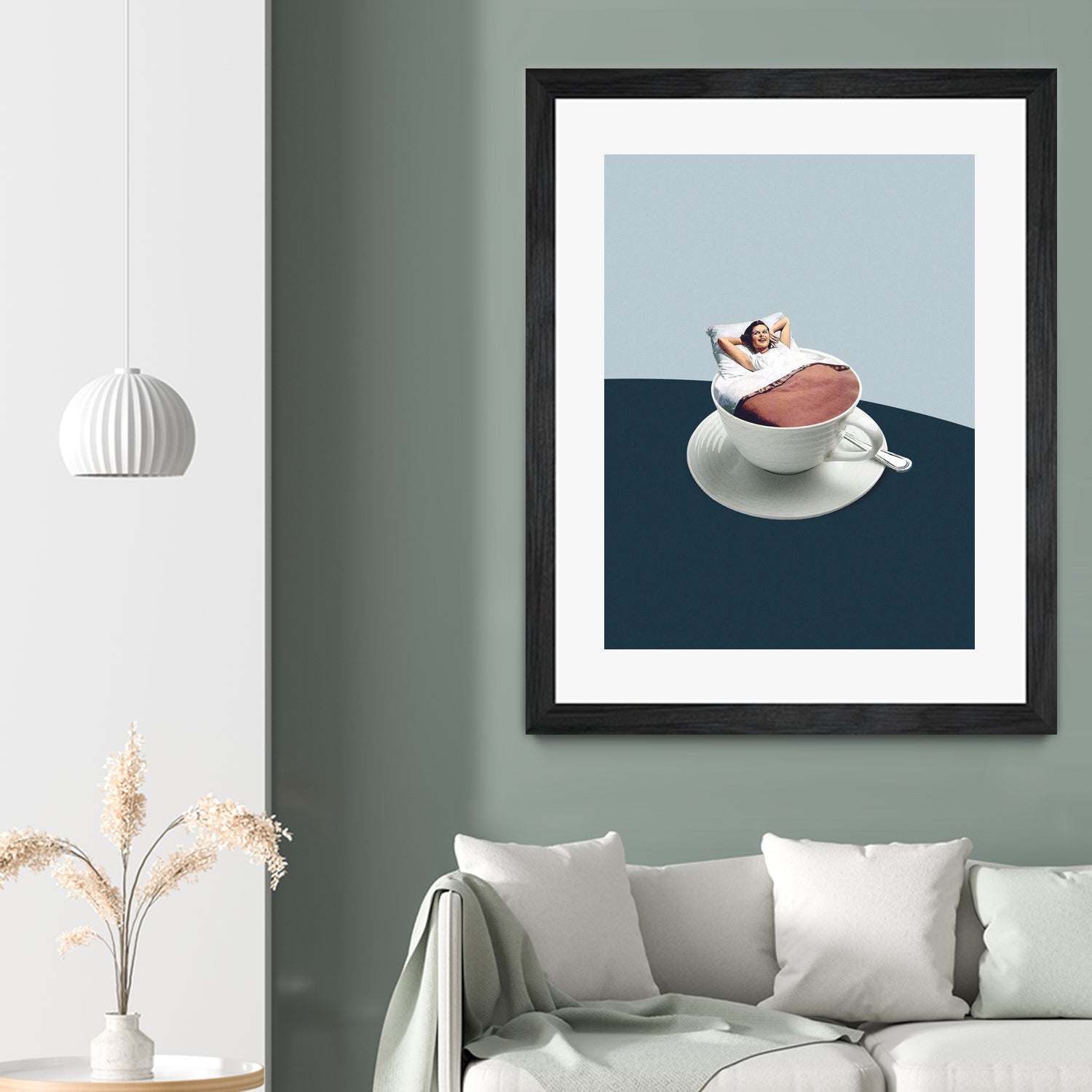 Morning rituals by Maarten on GIANT ART - illustration bed