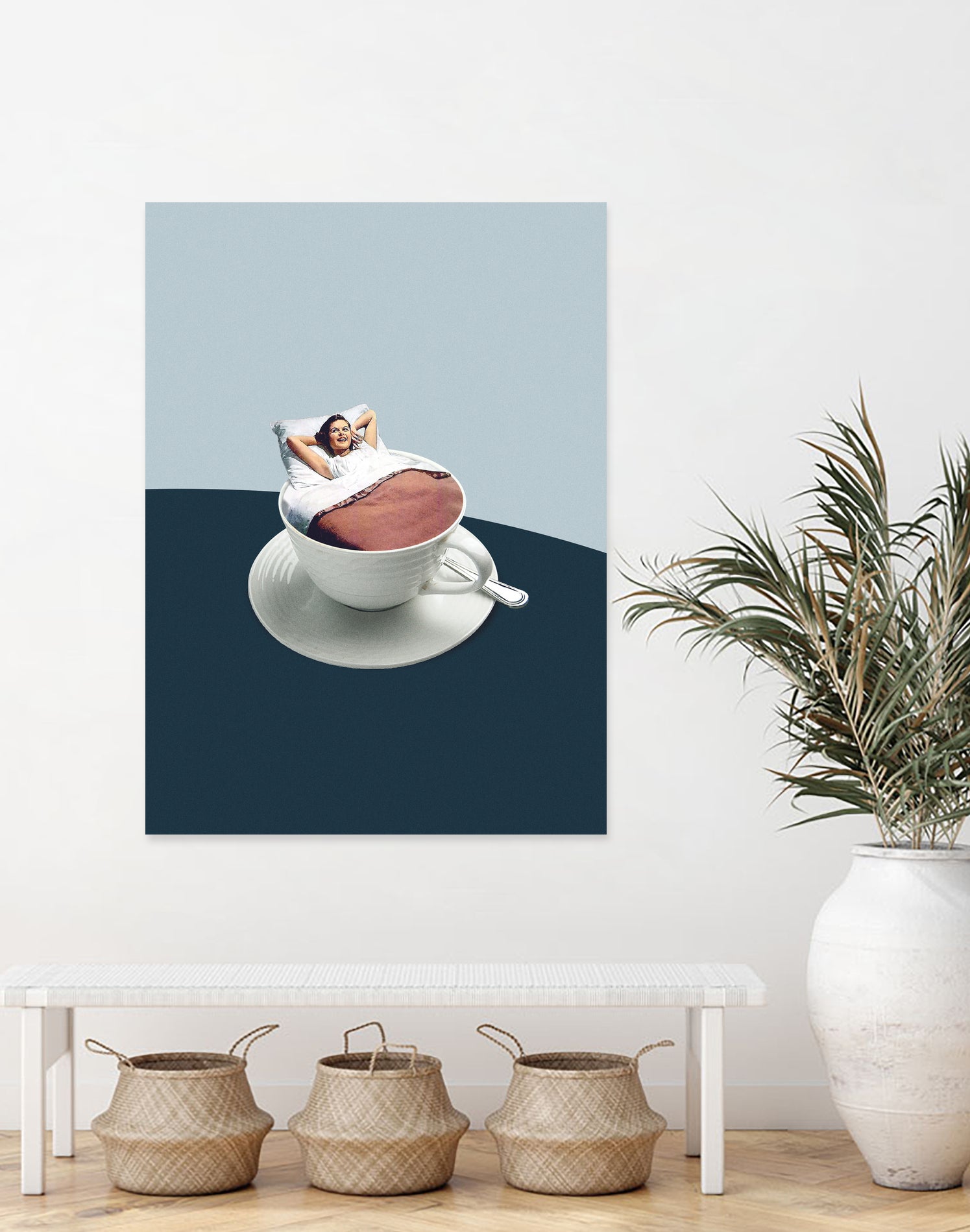 Morning rituals by Maarten on GIANT ART - illustration bed