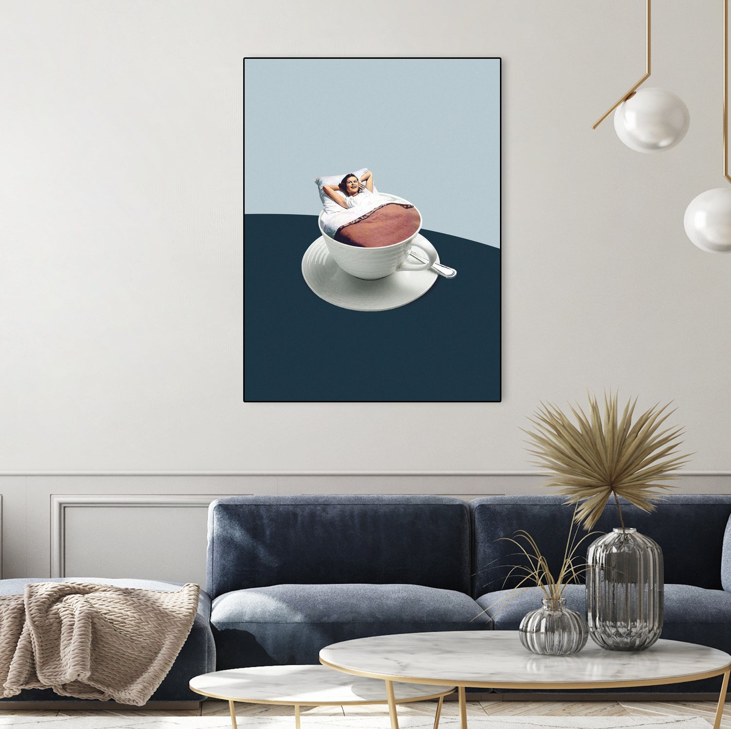 Morning rituals by Maarten on GIANT ART - illustration bed