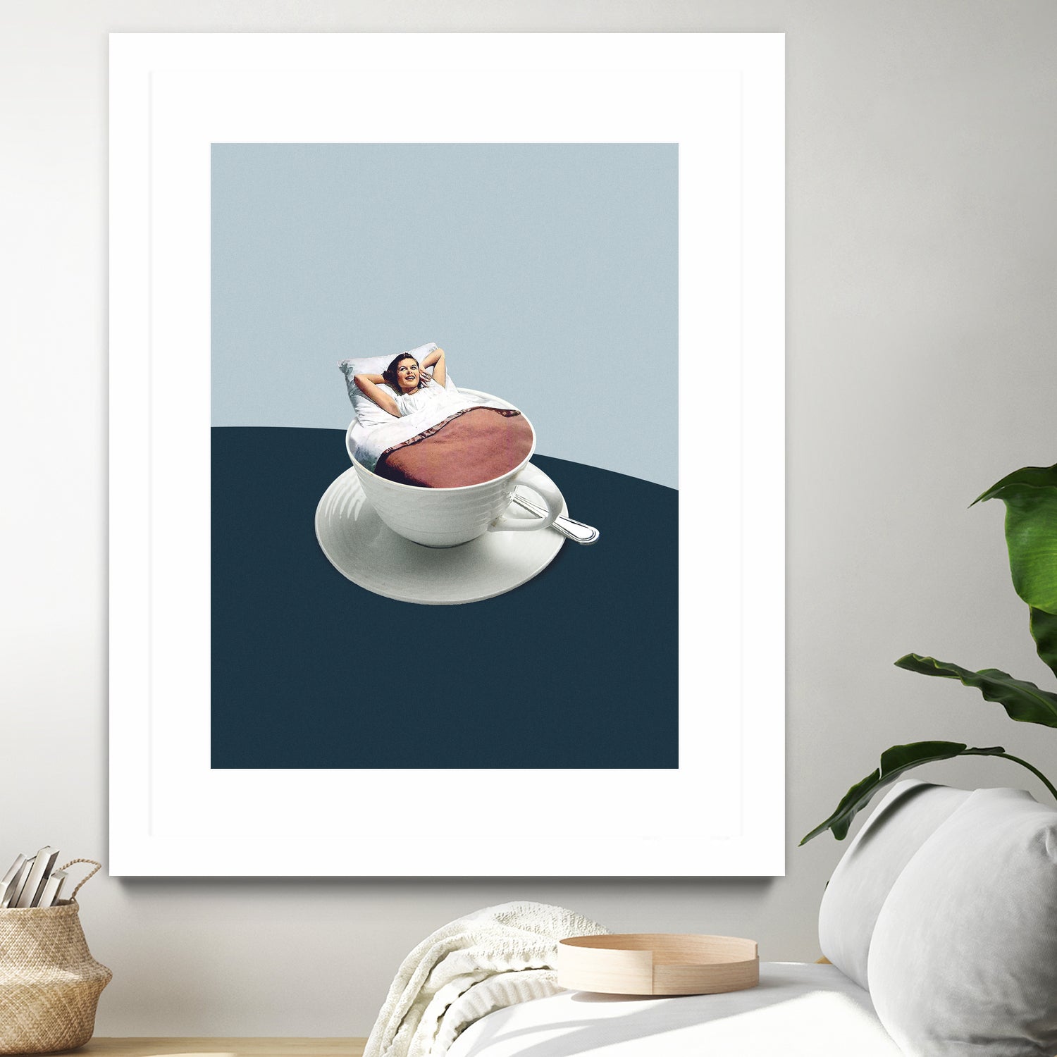 Morning rituals by Maarten on GIANT ART - illustration bed