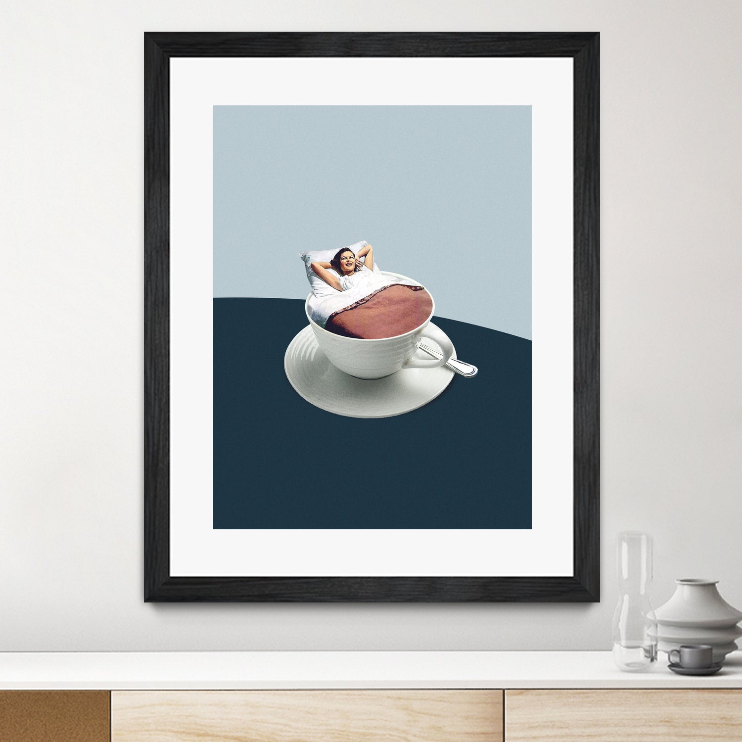 Morning rituals by Maarten on GIANT ART - illustration bed