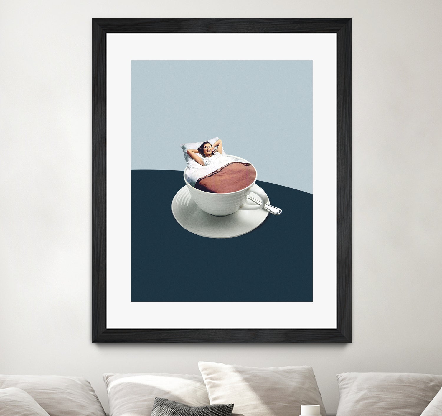 Morning rituals by Maarten on GIANT ART - illustration bed