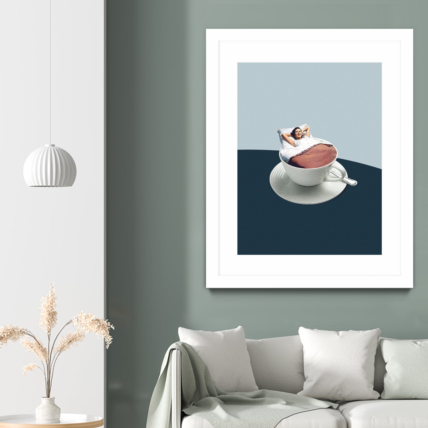 Morning rituals by Maarten on GIANT ART - illustration bed