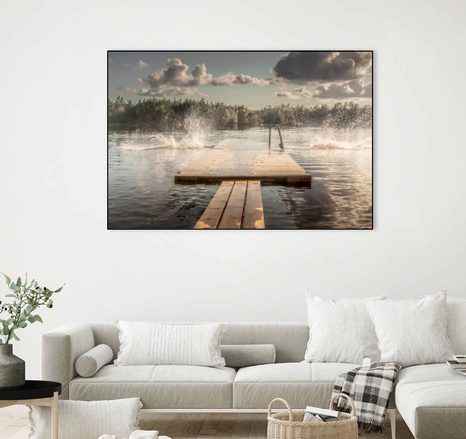 The diving board by Stephanie Kleimann on GIANT ART - landscape cloud