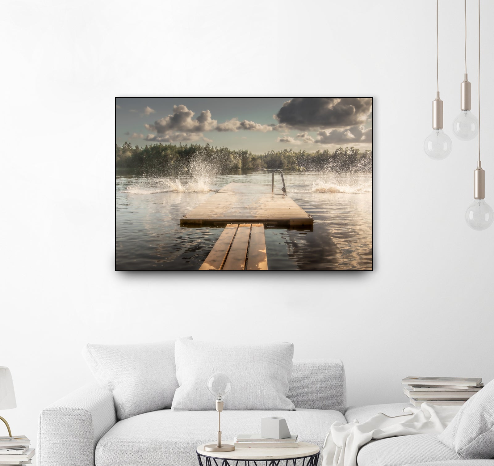 The diving board by Stephanie Kleimann on GIANT ART - landscape cloud