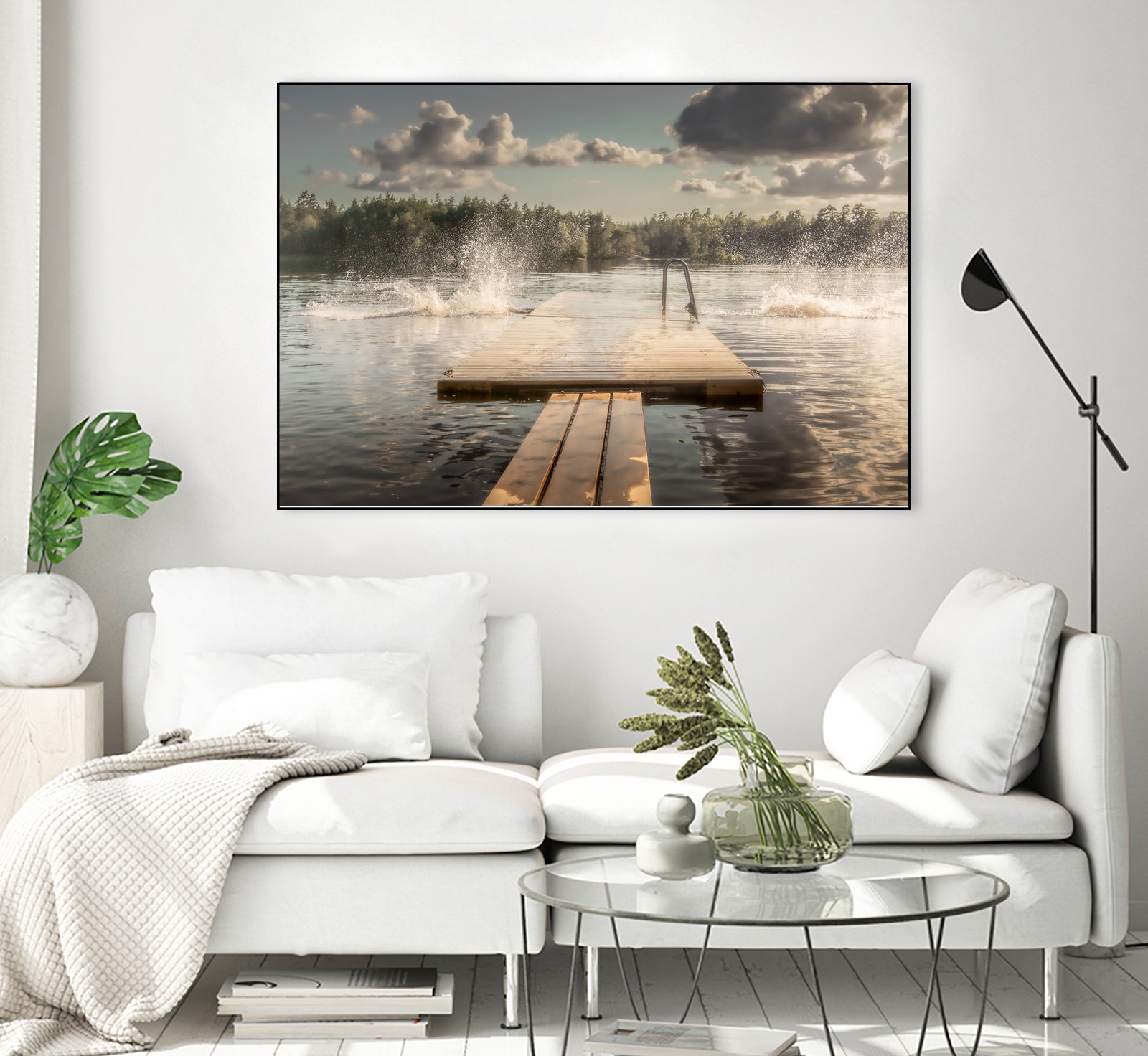 The diving board by Stephanie Kleimann on GIANT ART - landscape cloud