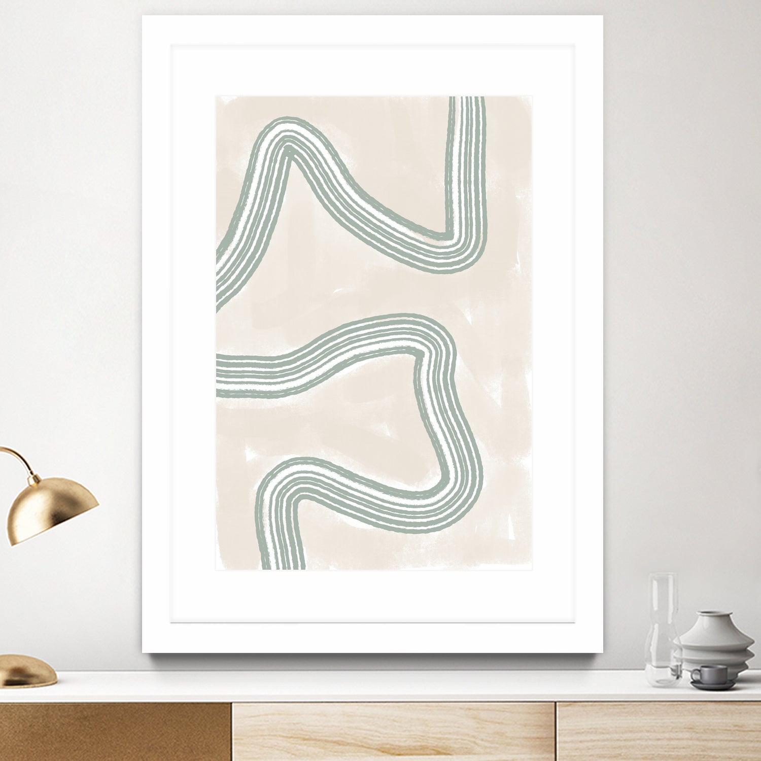 Curved Tranquility by uplusmestudio on GIANT ART - abstract abstract artwork