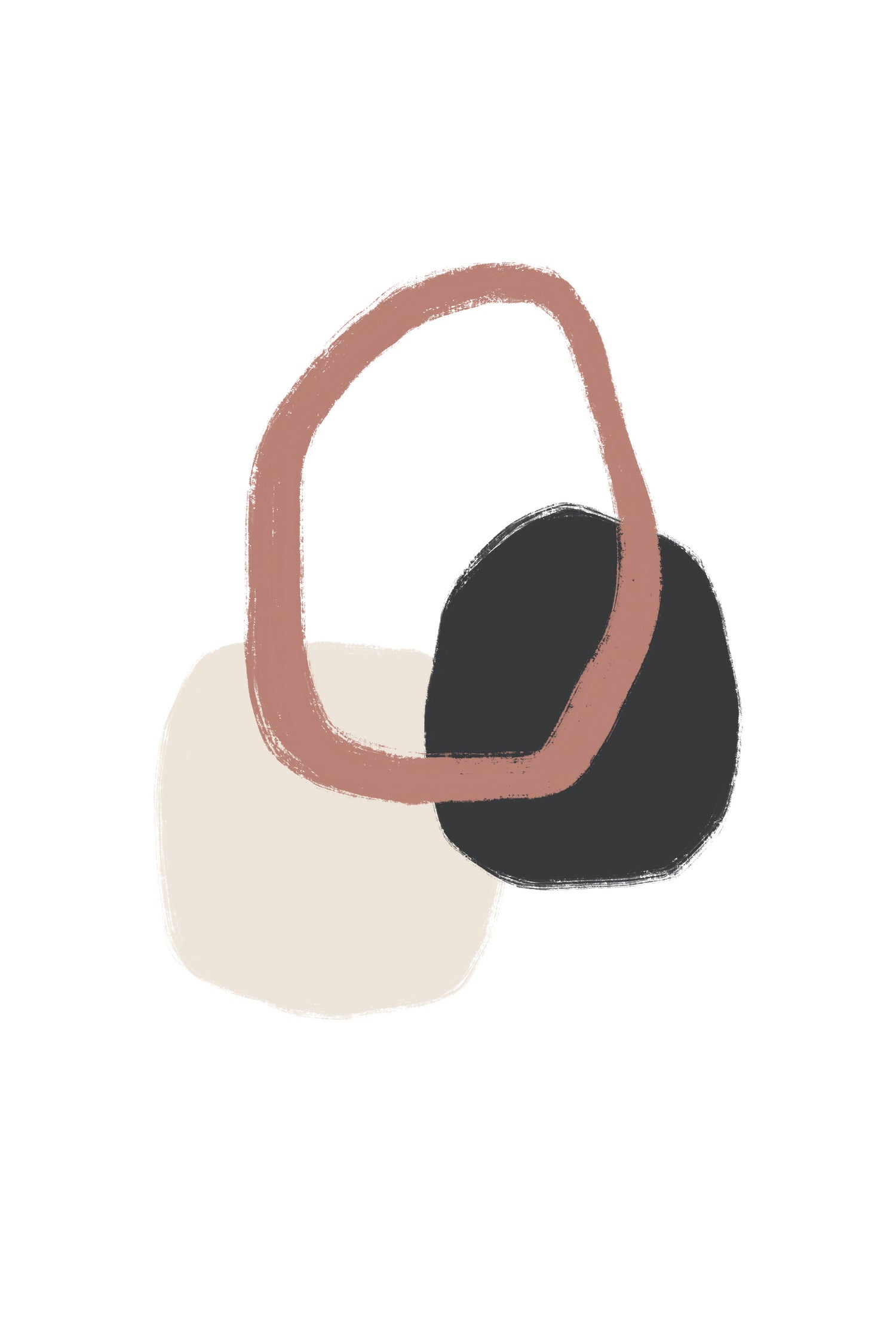 Three Stones - Together by uplusmestudio on GIANT ART - illustration shapes