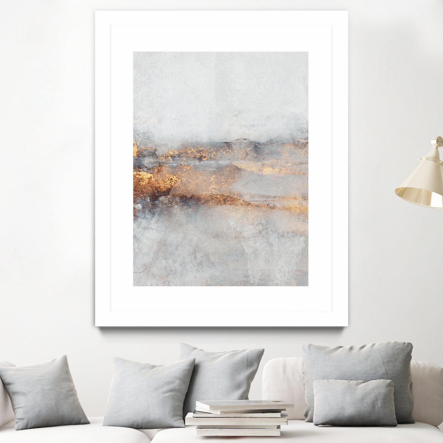 Fog by Elisabeth on GIANT ART - illustration gold