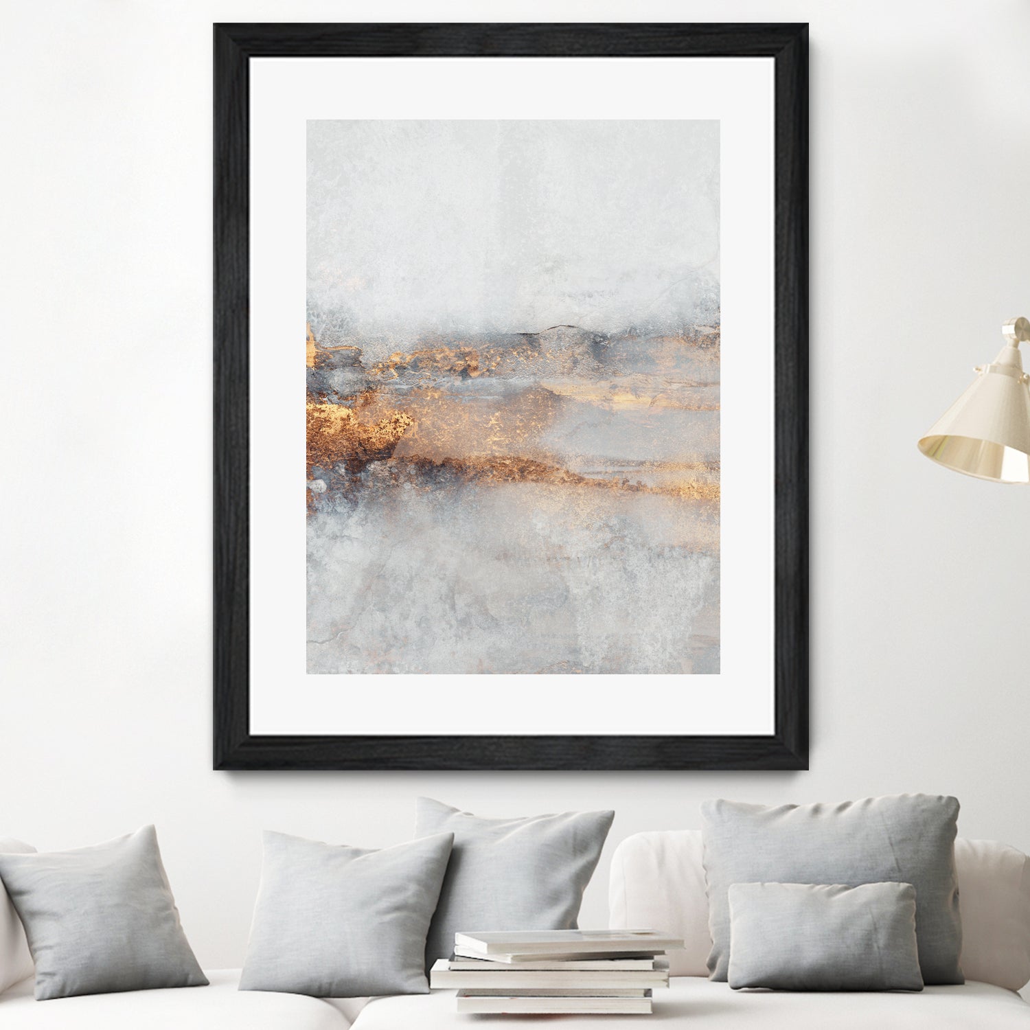 Fog by Elisabeth on GIANT ART - illustration gold