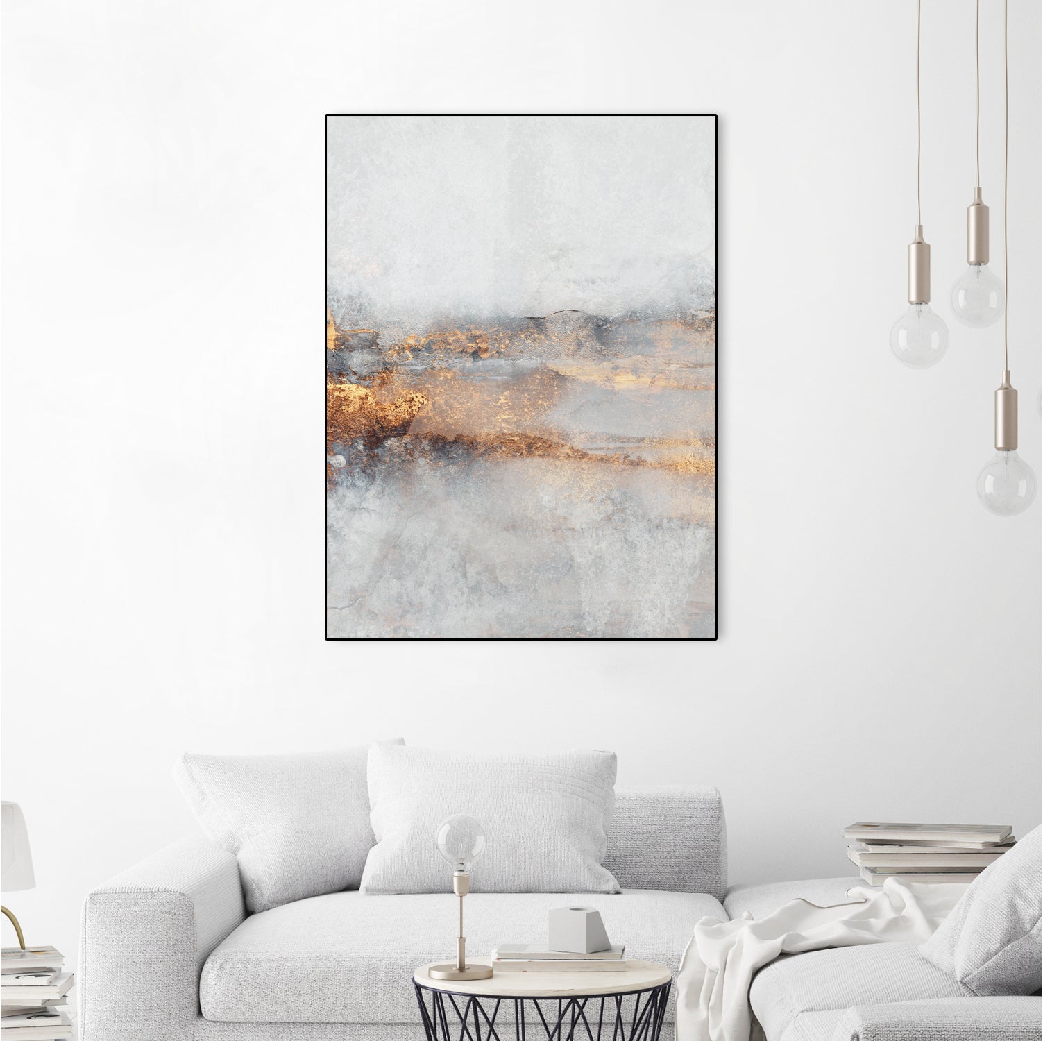 Fog by Elisabeth on GIANT ART - illustration gold