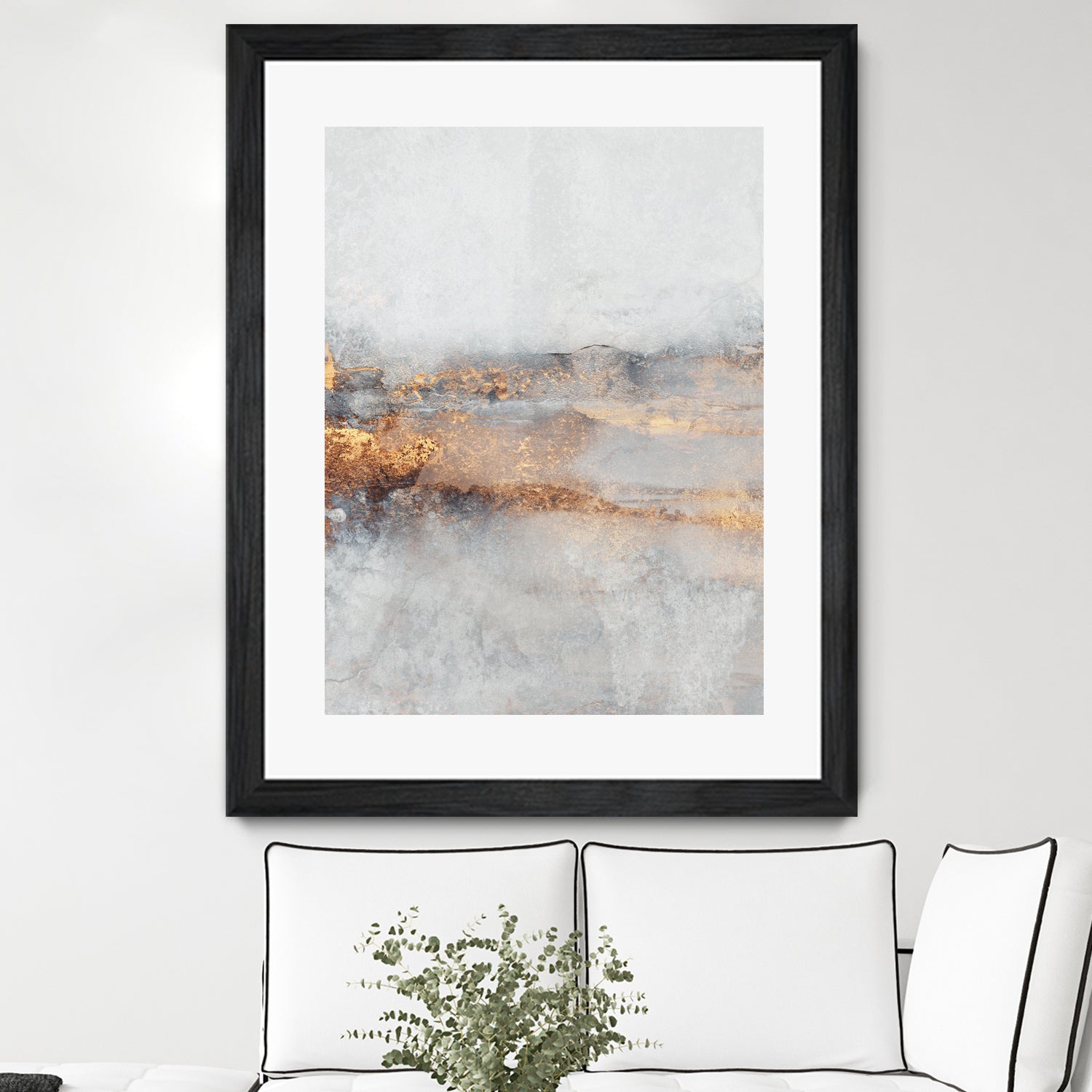 Fog by Elisabeth on GIANT ART - illustration gold