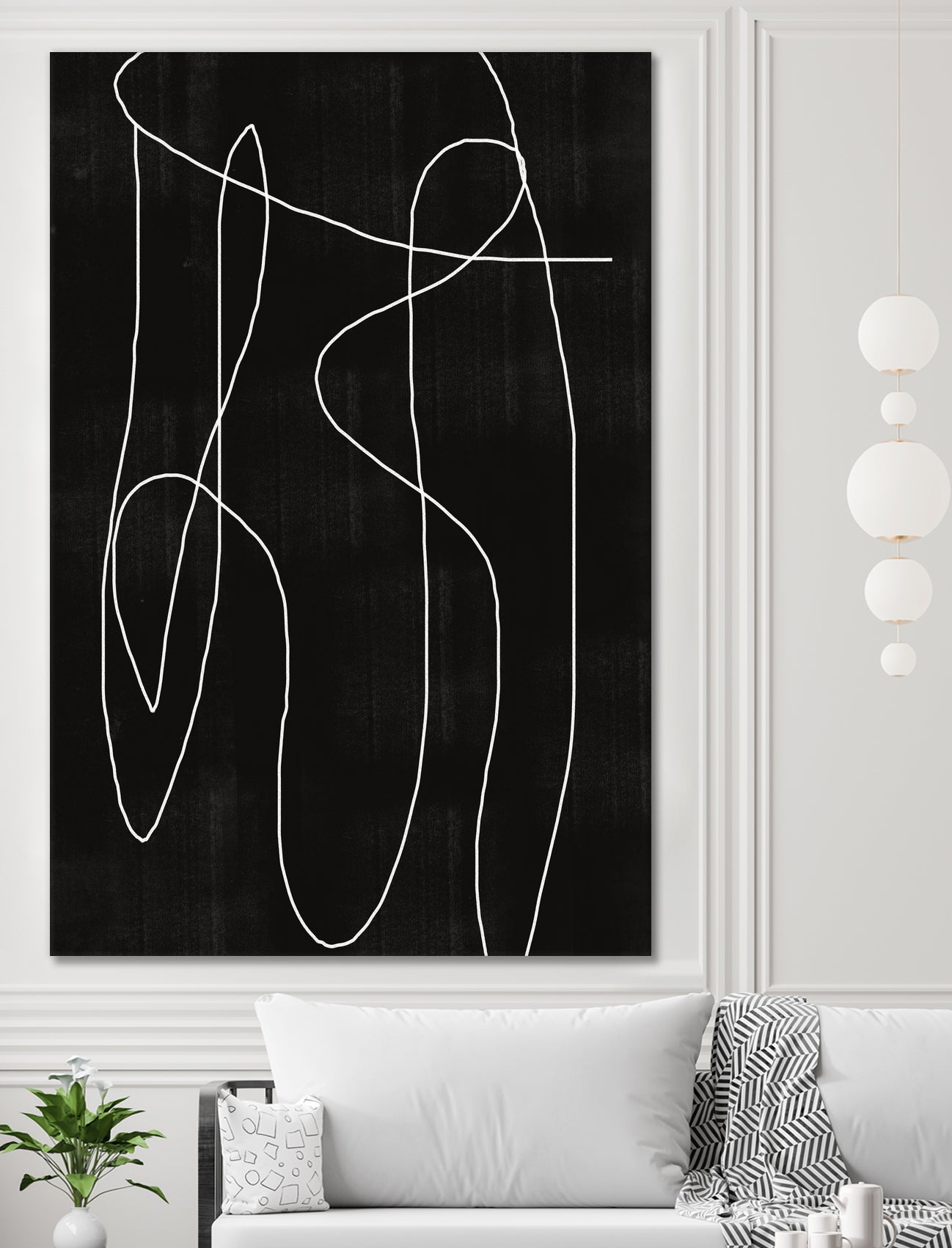 Abstract Line No2. by THE MIUUS STUDIO on GIANT ART - line art line art