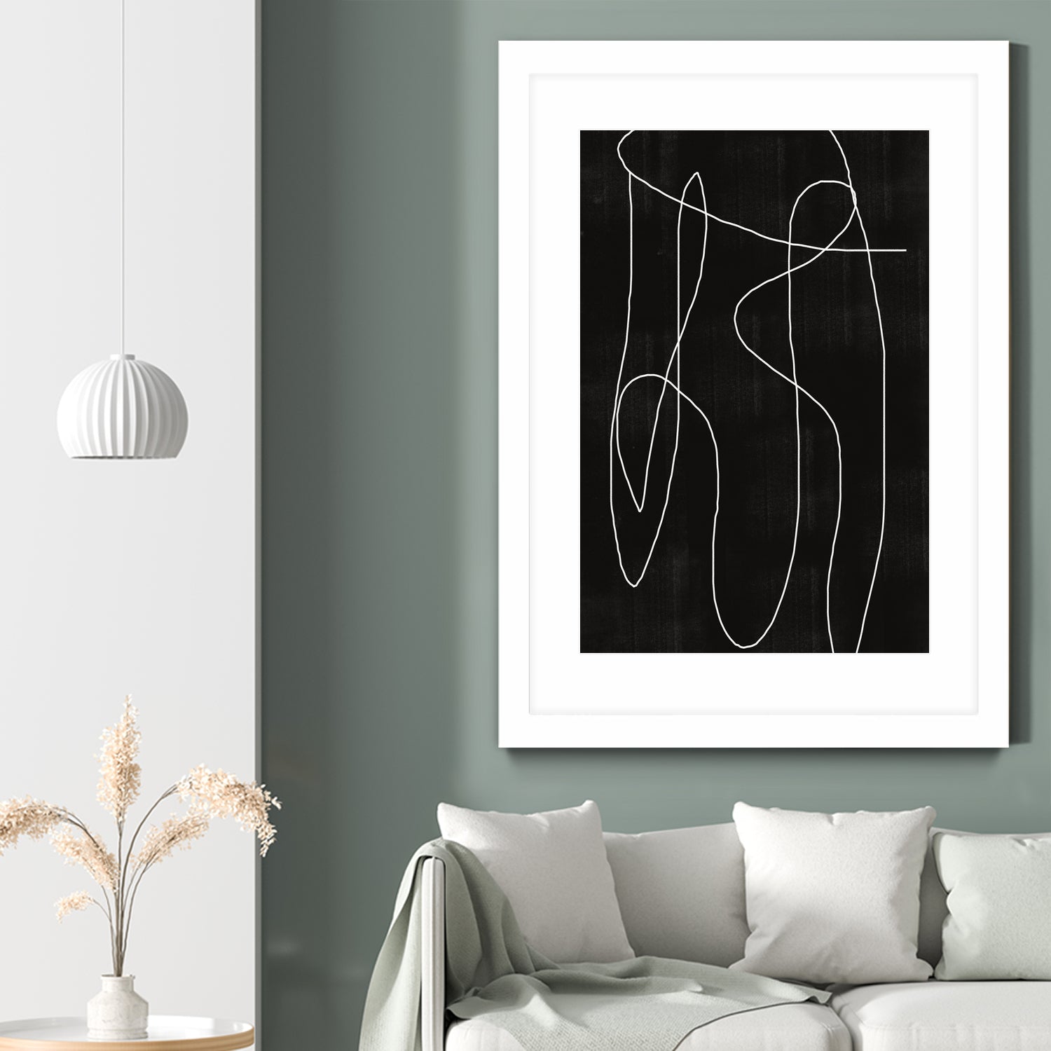 Abstract Line No2. by THE MIUUS STUDIO on GIANT ART - line art line art