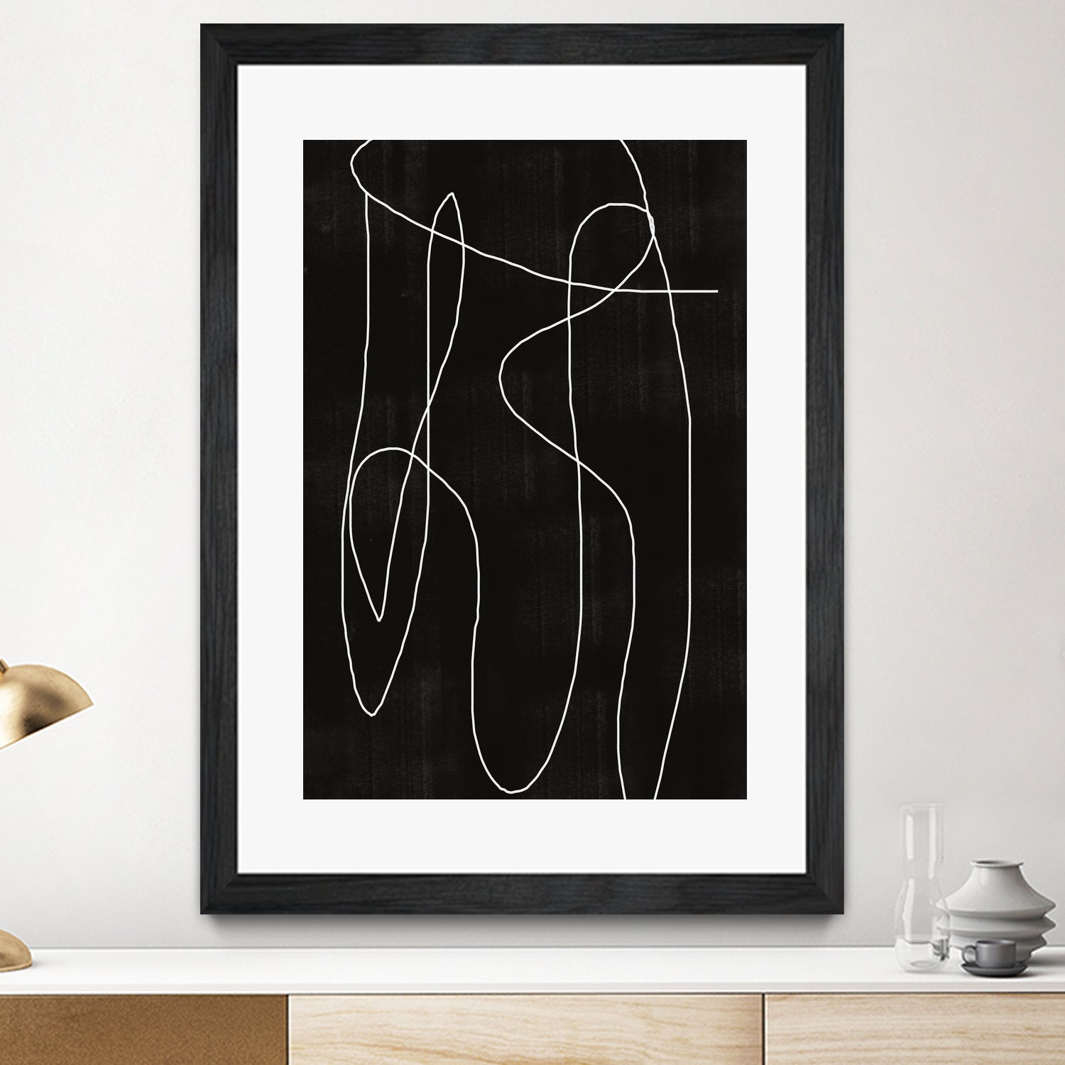 Abstract Line No2. by THE MIUUS STUDIO on GIANT ART - line art line art