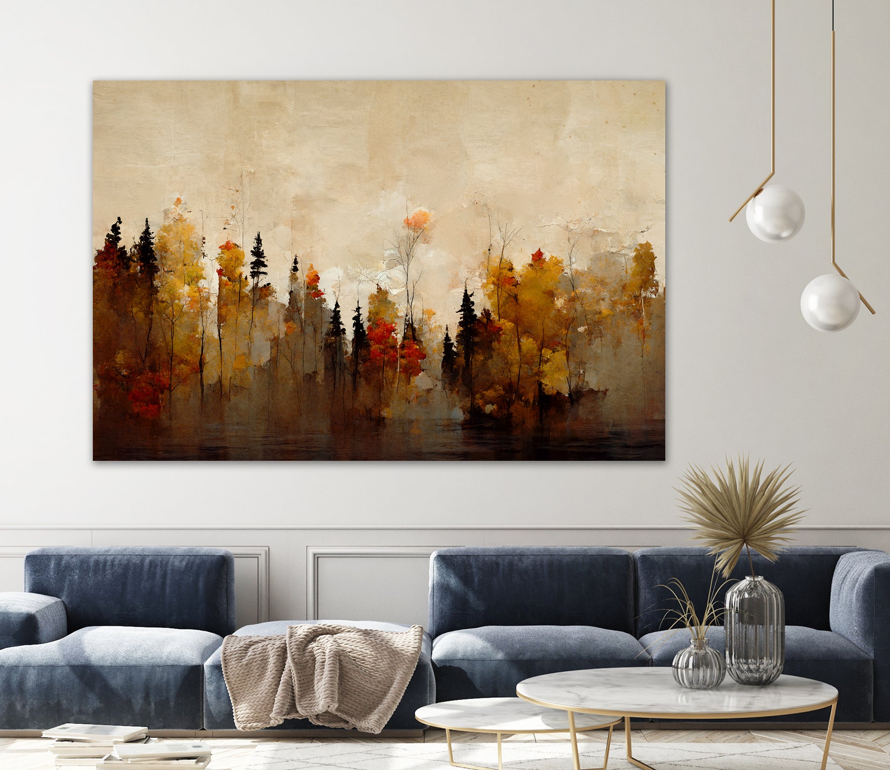 A Forest In Autumn by Treechild on GIANT ART - illustration landscape