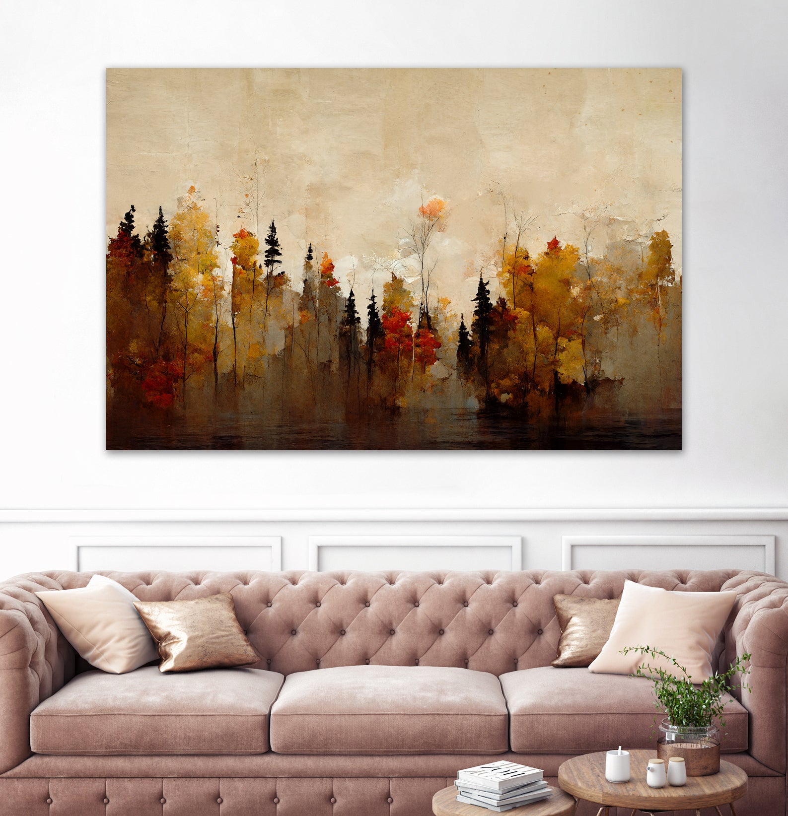 A Forest In Autumn by Treechild on GIANT ART - illustration landscape