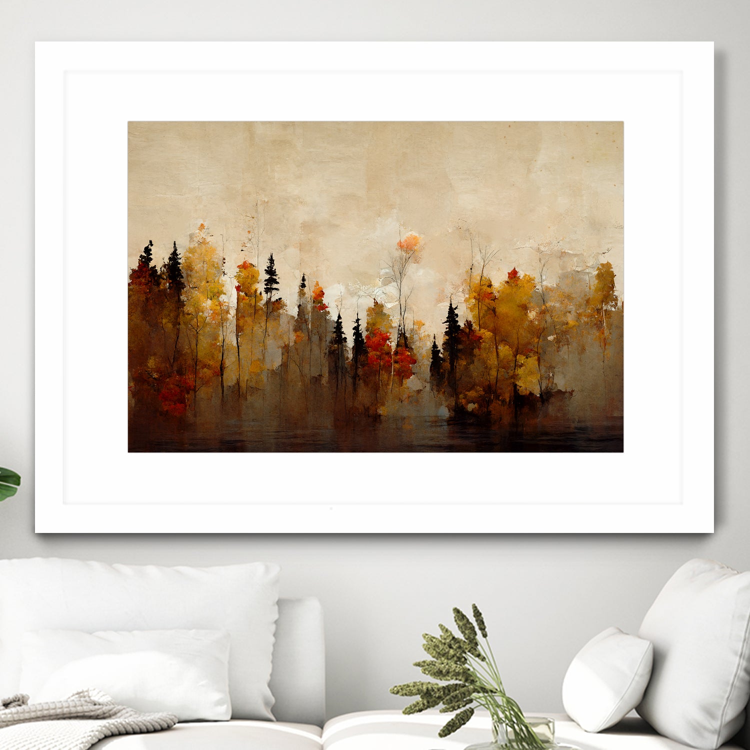 A Forest In Autumn by Treechild on GIANT ART - illustration landscape