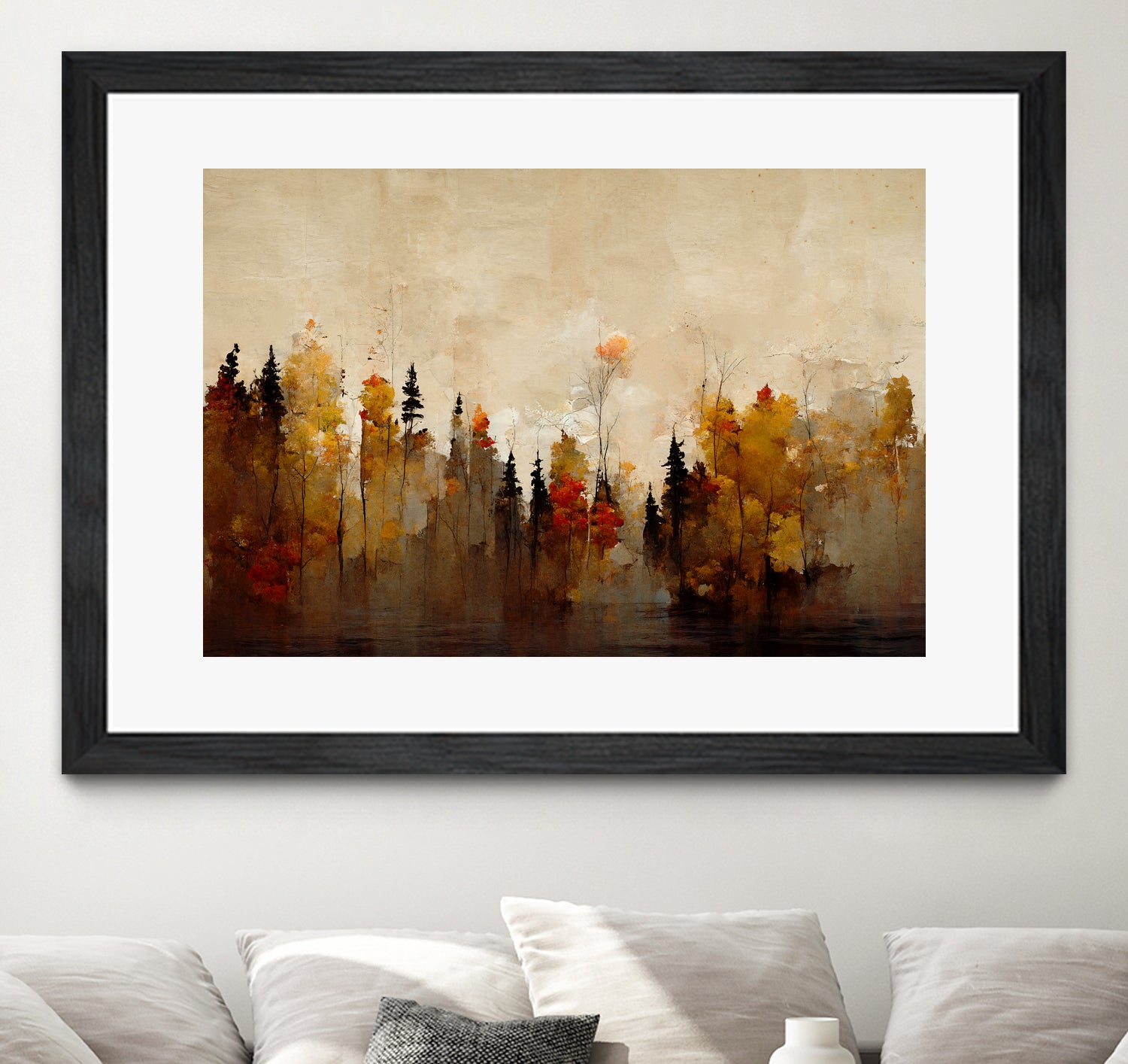 A Forest In Autumn by Treechild on GIANT ART - illustration landscape