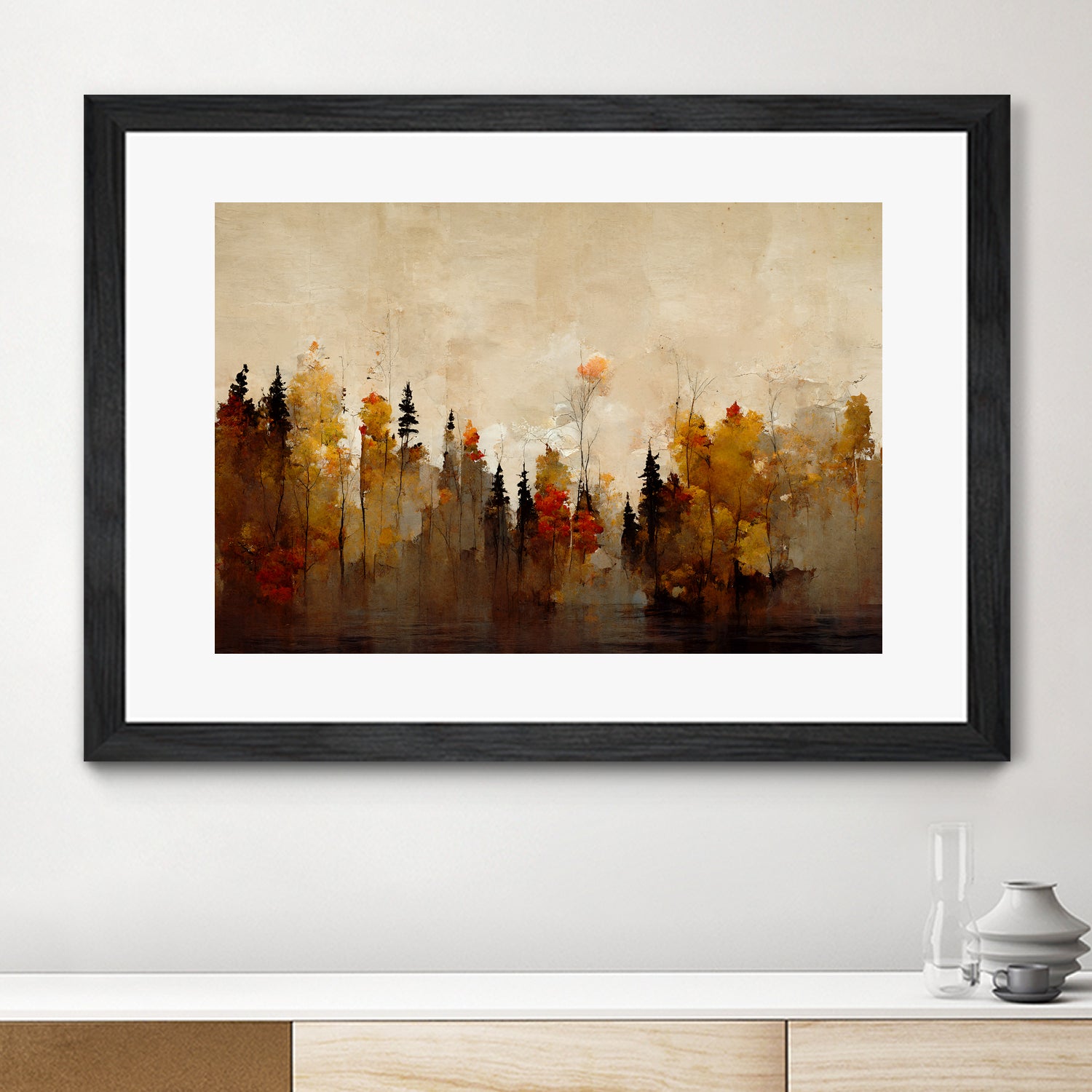 A Forest In Autumn by Treechild on GIANT ART - illustration landscape