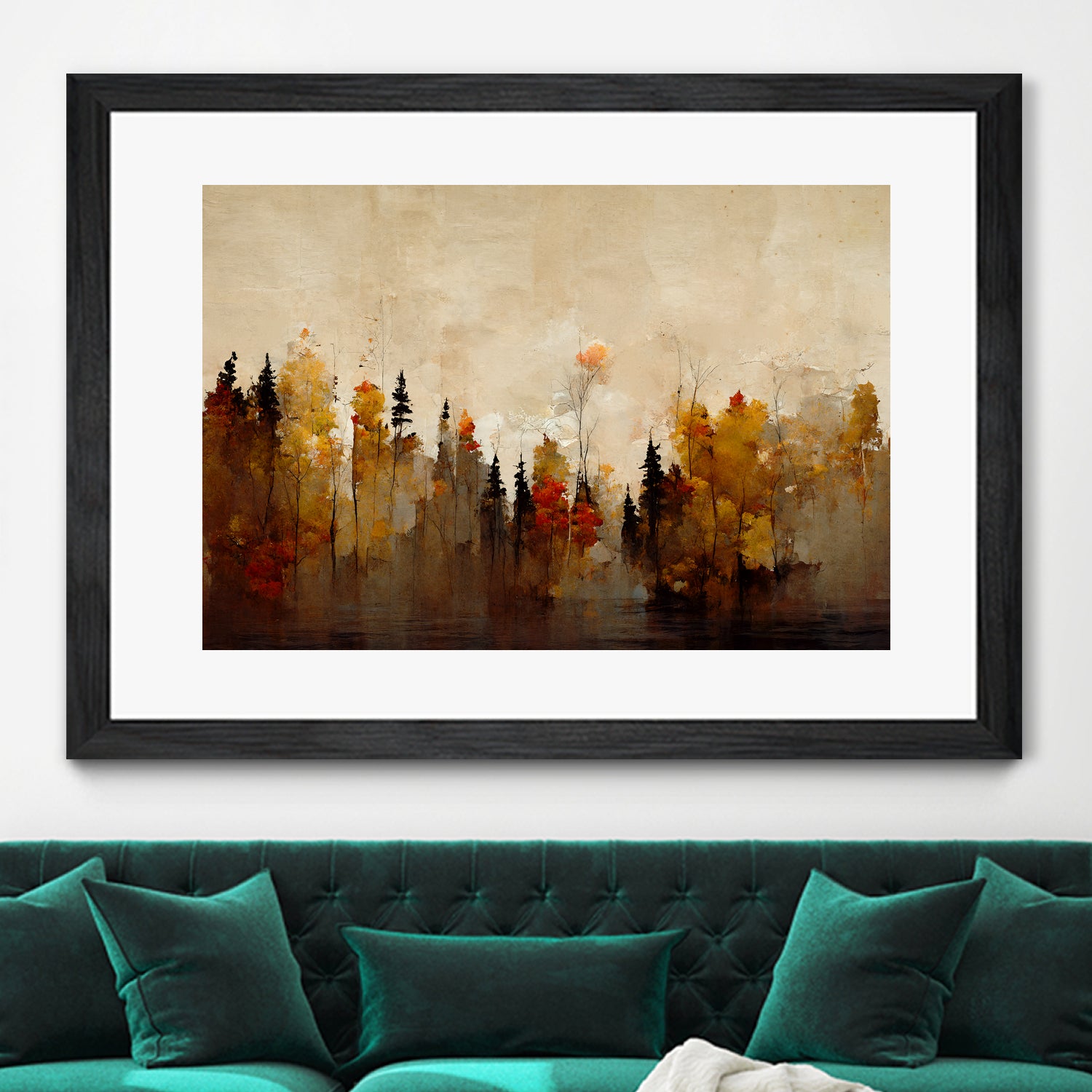 A Forest In Autumn by Treechild on GIANT ART - illustration landscape