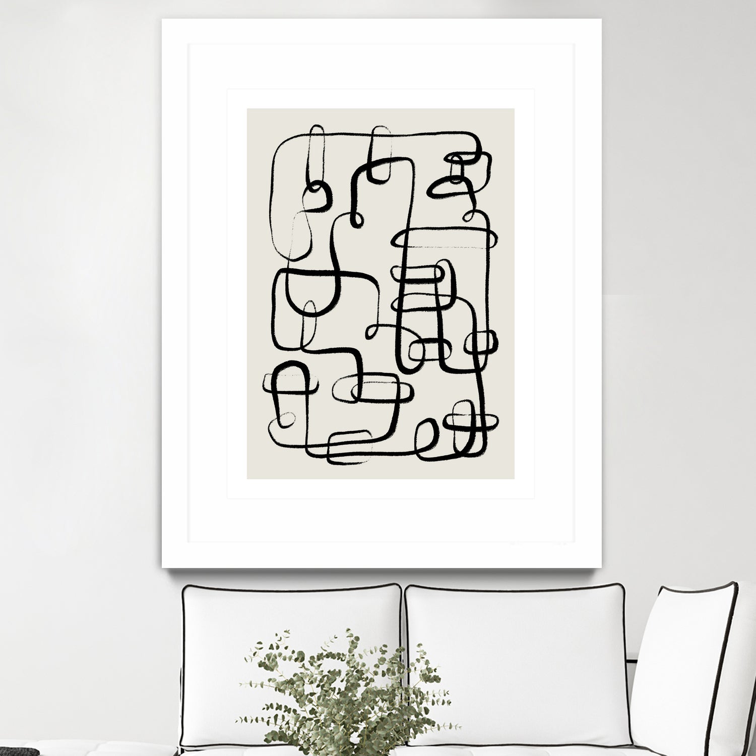 Endless Curves Dance by Treechild on GIANT ART - line art abstract art