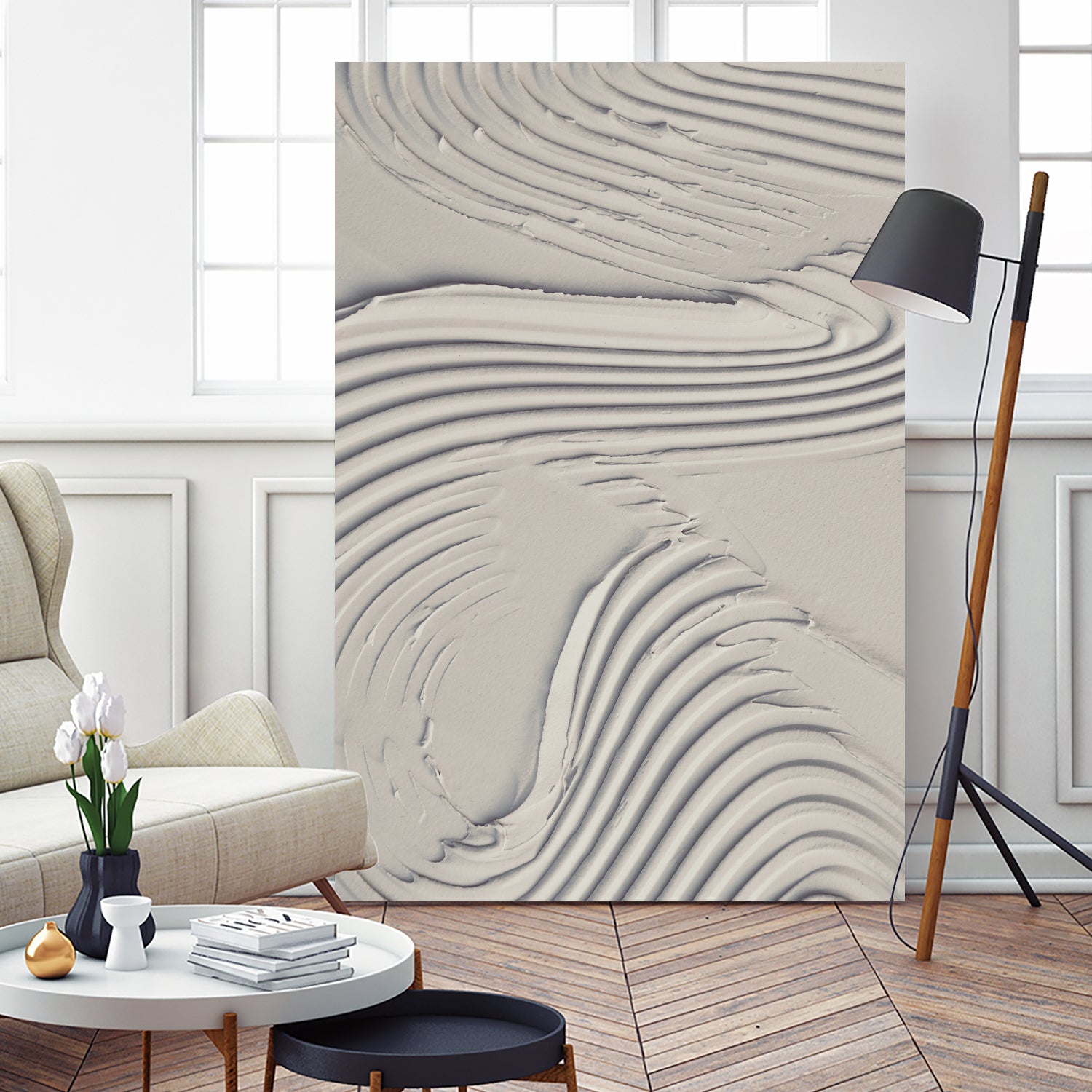 Mud Texture 14 Beige by Pictufy on GIANT ART - photography abstract