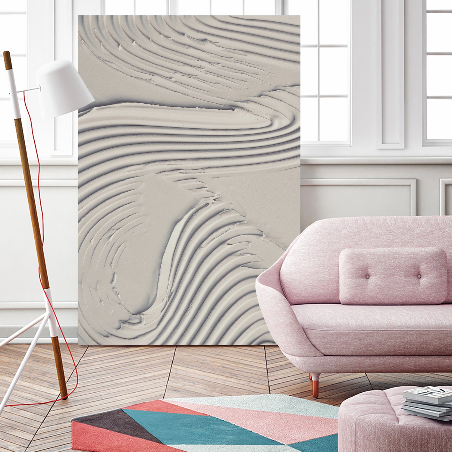 Mud Texture 14 Beige by Pictufy on GIANT ART - photography abstract