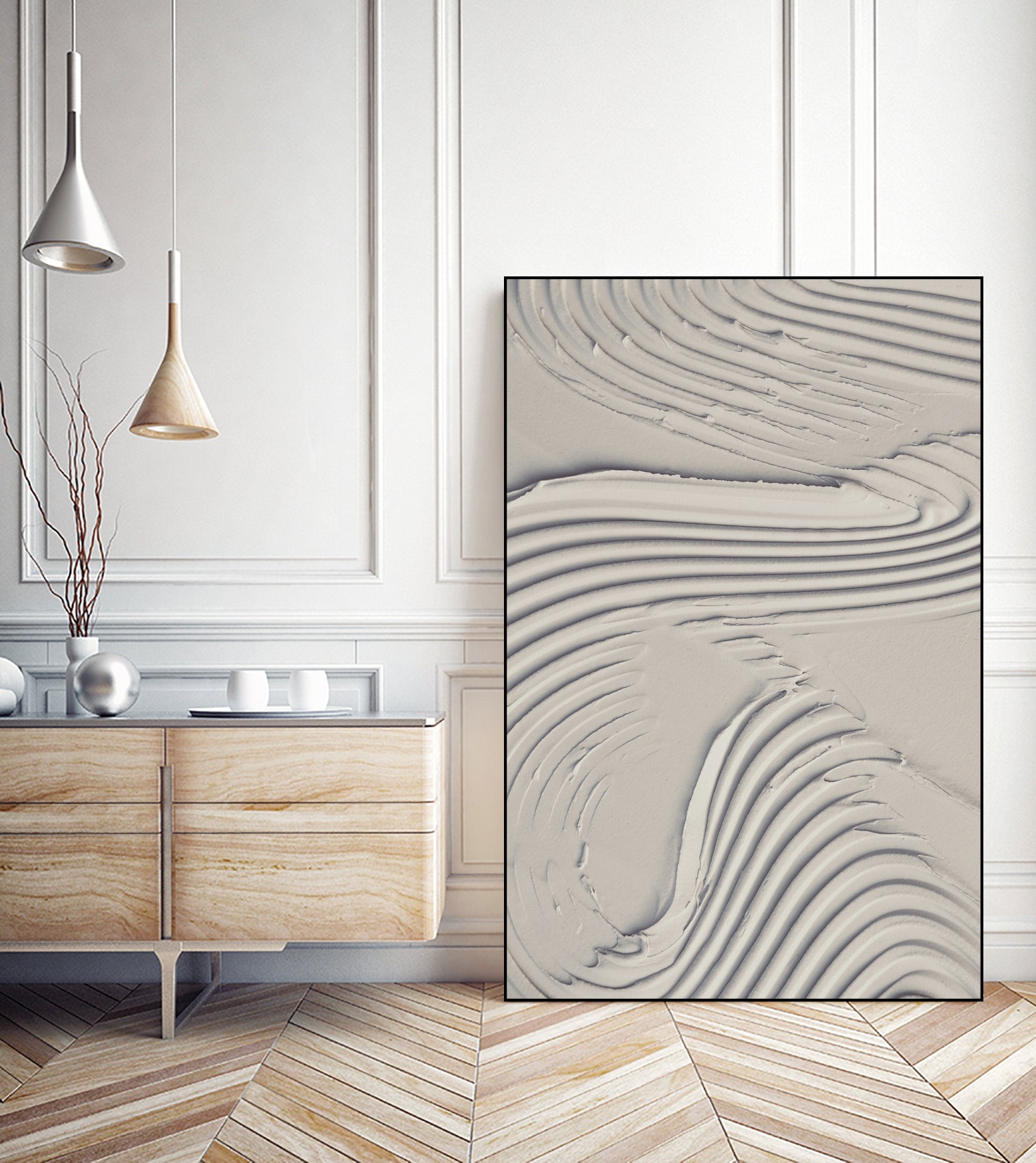 Mud Texture 14 Beige by Pictufy on GIANT ART - photography abstract