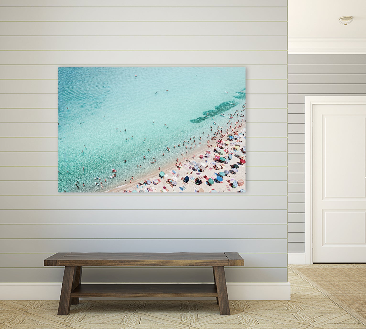 Busy Beach by Kathrin on GIANT ART - photography water
