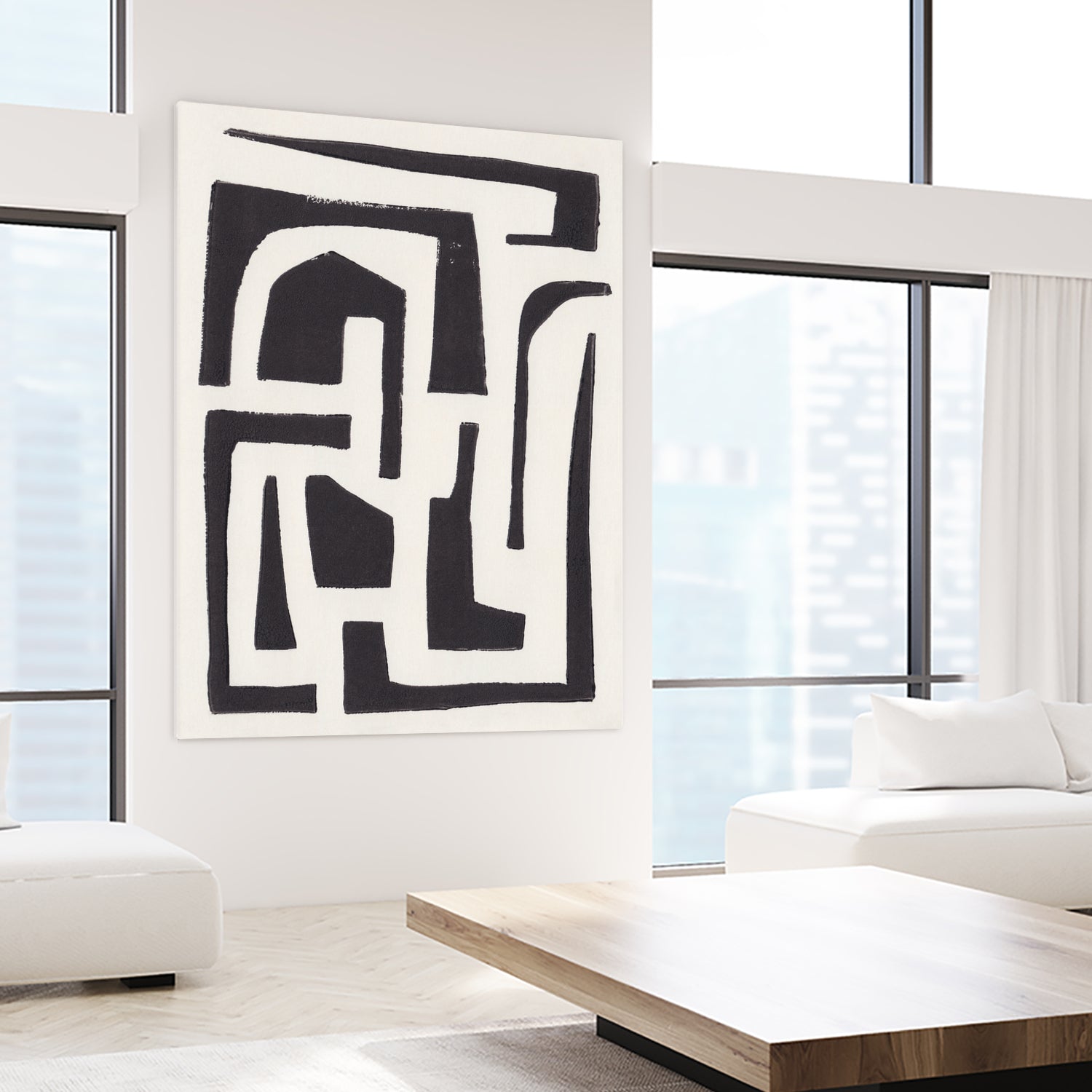 Neighbourhood by Alisa Galitsyna on GIANT ART - abstract shapes