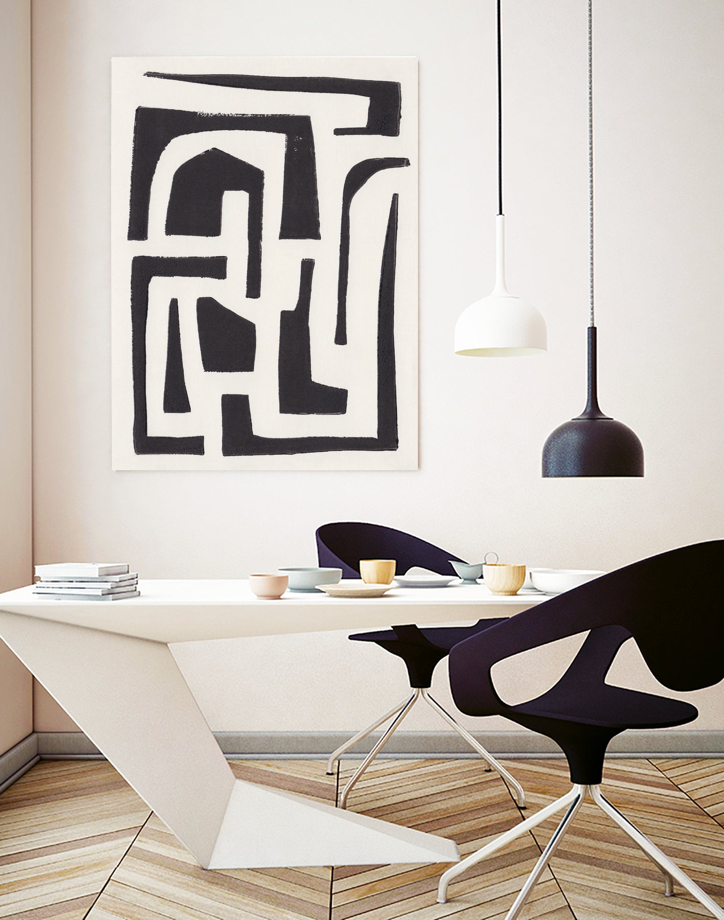 Neighbourhood by Alisa Galitsyna on GIANT ART - abstract shapes